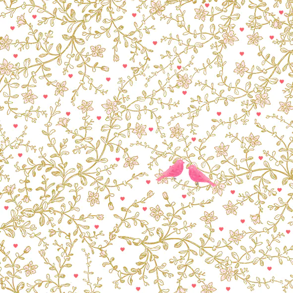 Braun & Company Servietten Motiv So Romantic 33 x 33 cm - 20er Pack