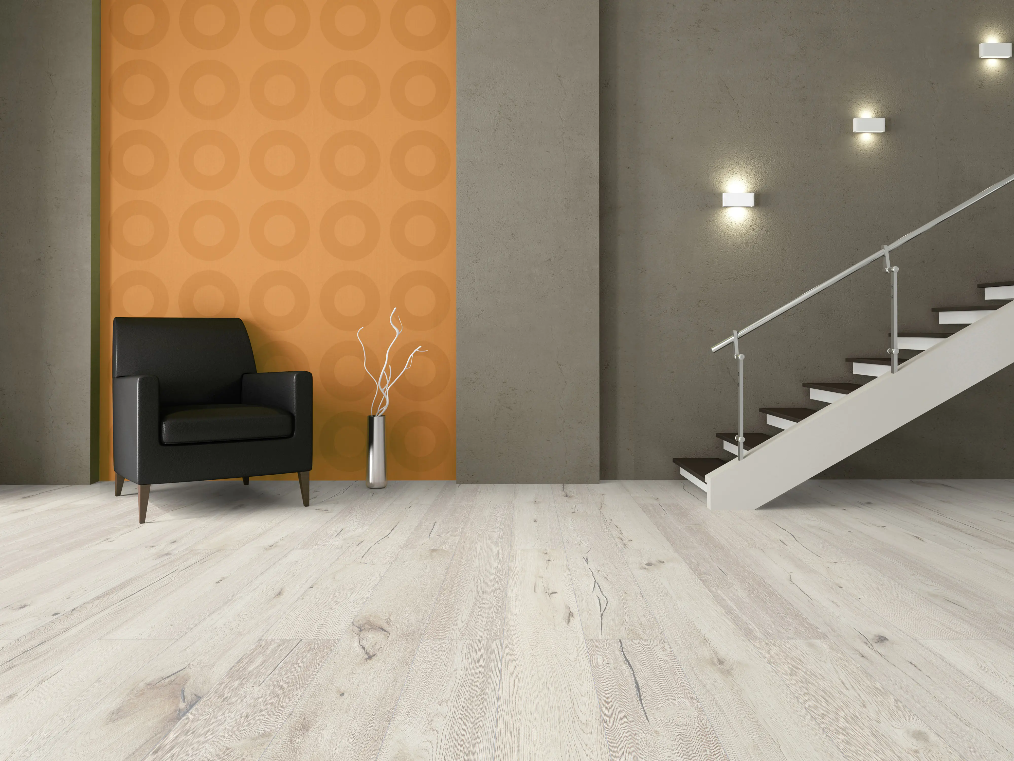 Classen Vinylboden GreenVinyl Eiche Creme Landhausdiele 129 x 17,3 cm 4 mm