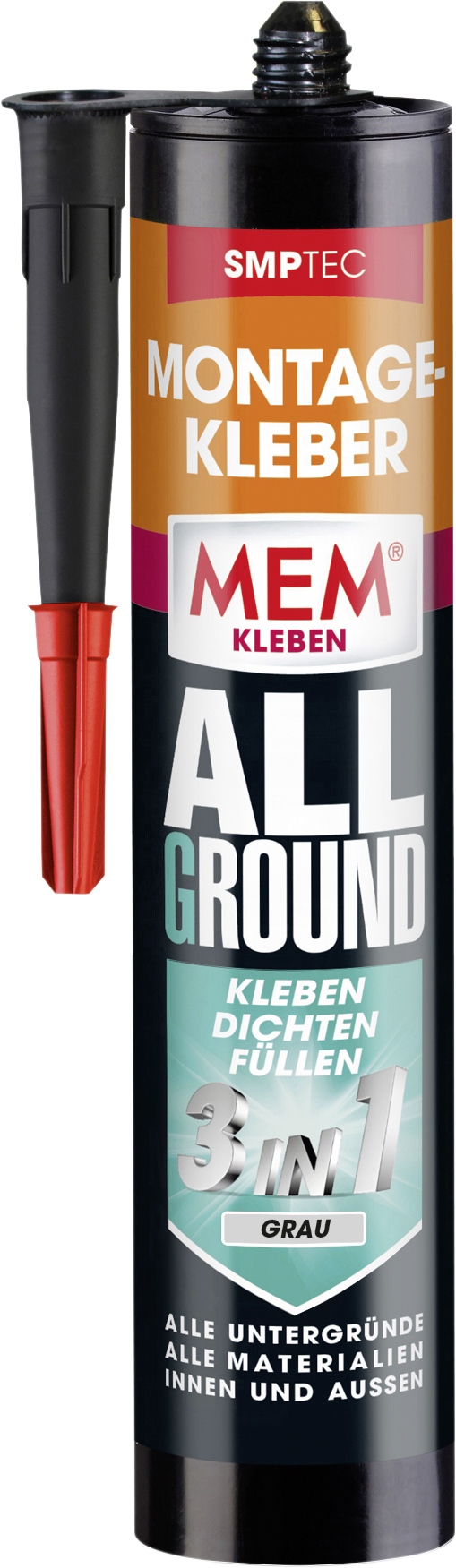 MEM Montage-Kleber Allground 3in1 430 g grau