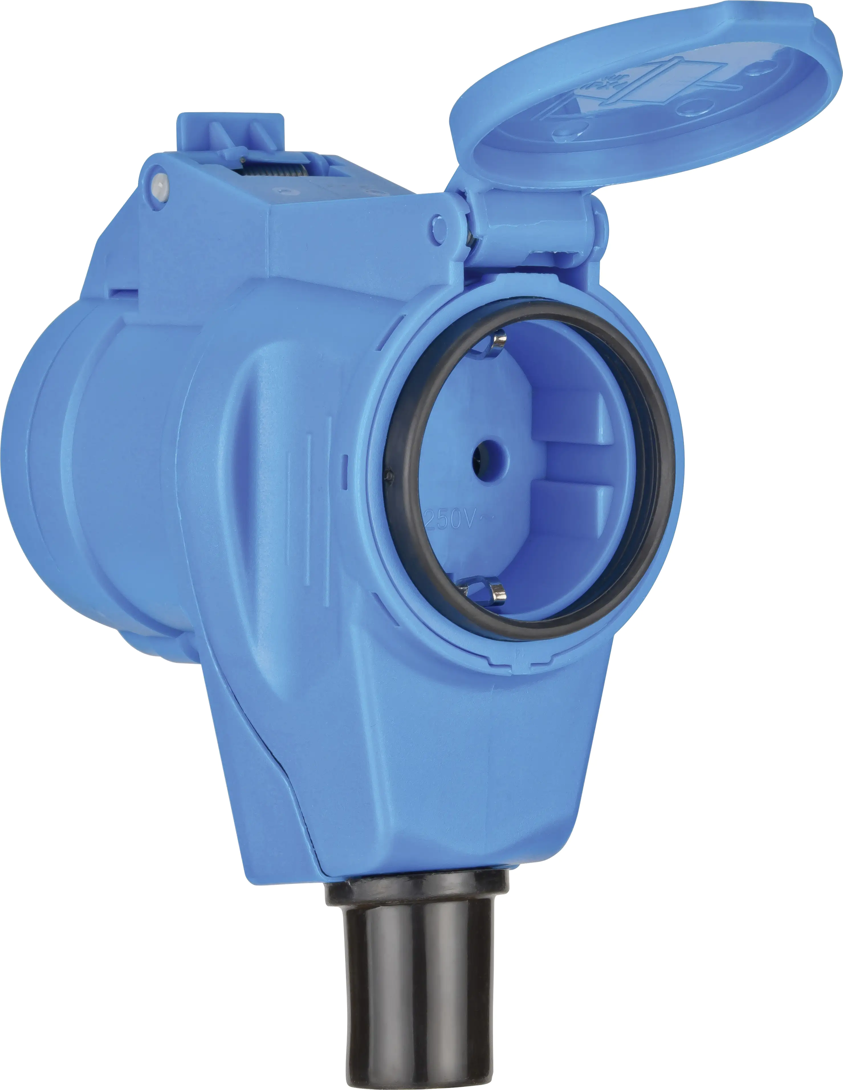 4007123654468_2605562 Brennenstuhl CEE-Winkelkupplung IP44 CEE-Steckdose, Schutzkontakt-Steckdose