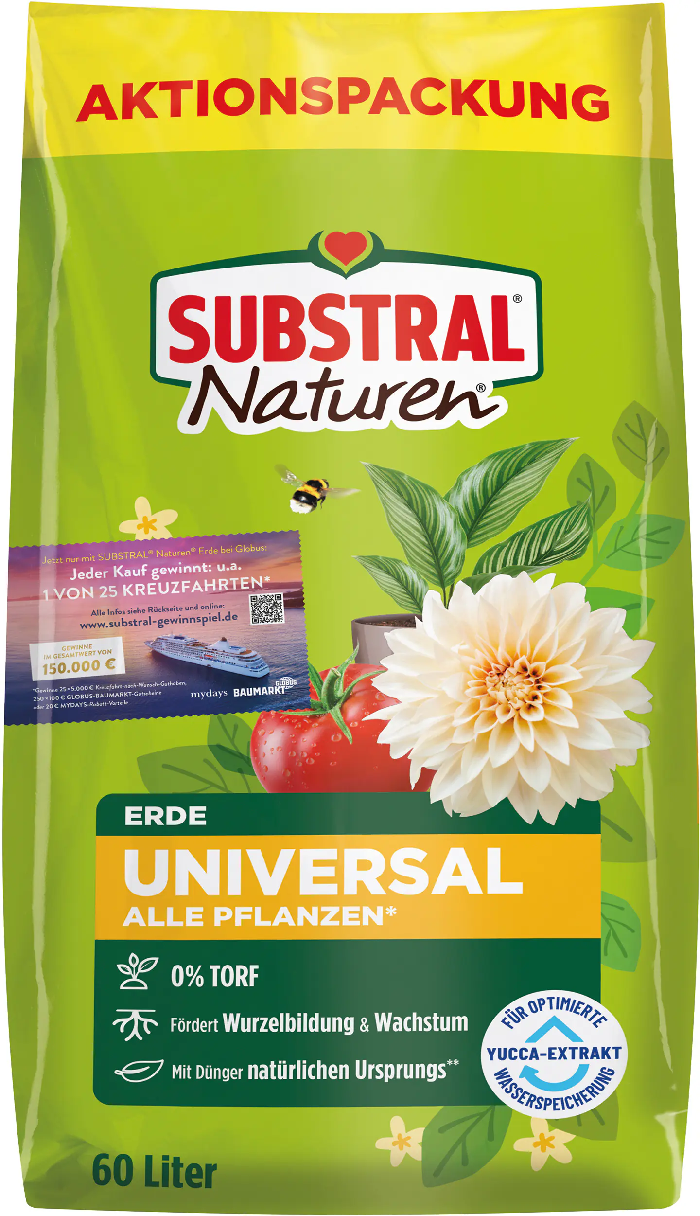 Substral Naturen Universalerde Aktionspackung torffrei 60 L