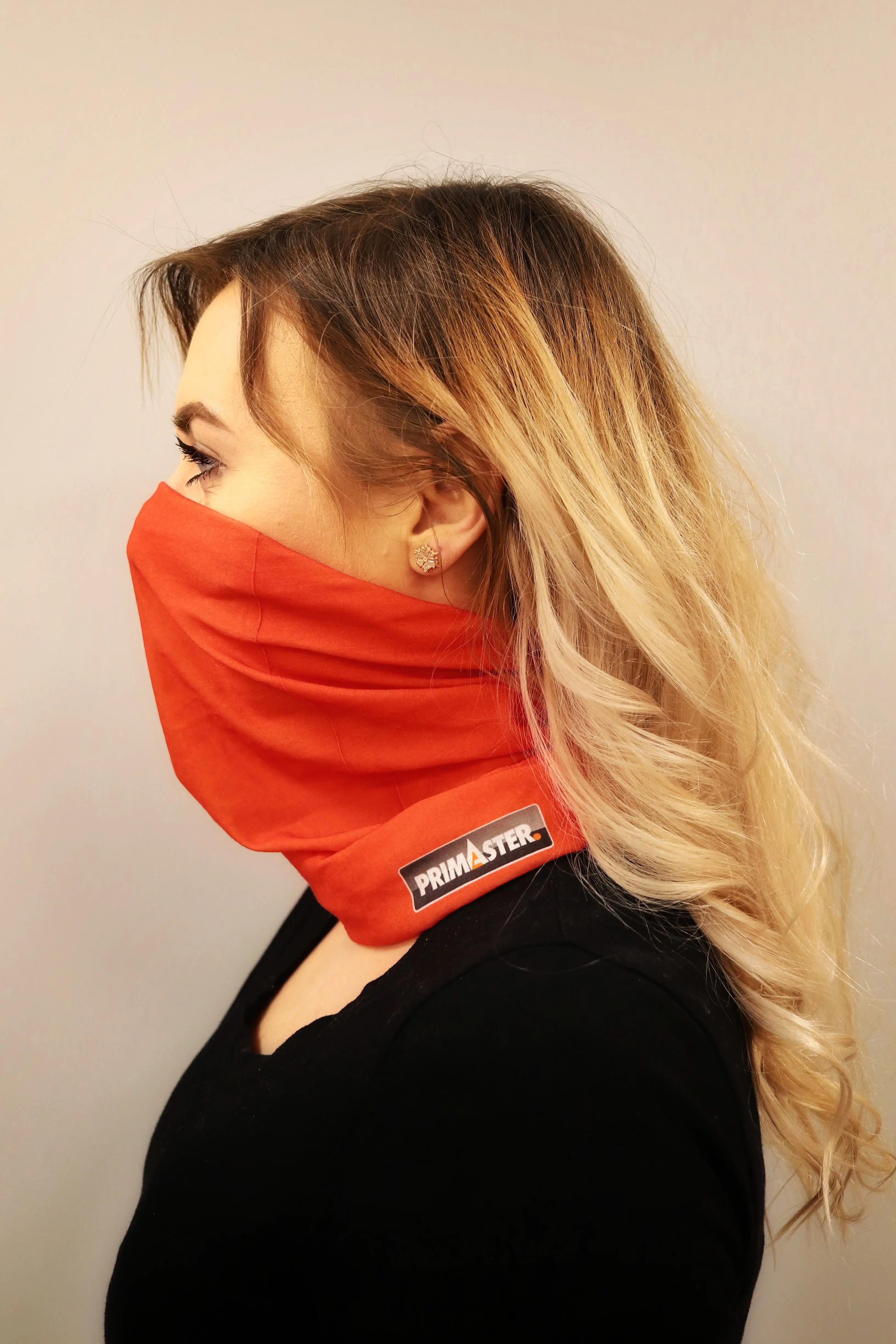 4333692734776_8 Primaster Multifunktionstuch 24x50 cm , schwarz