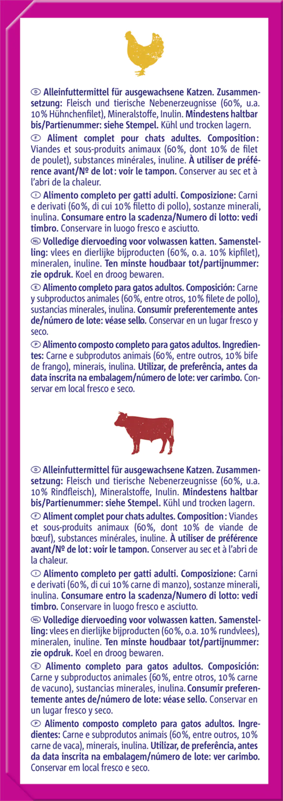 Vitakraft Poésie Katzenfutter Délice Gelée Country Selection 6 x 85 g