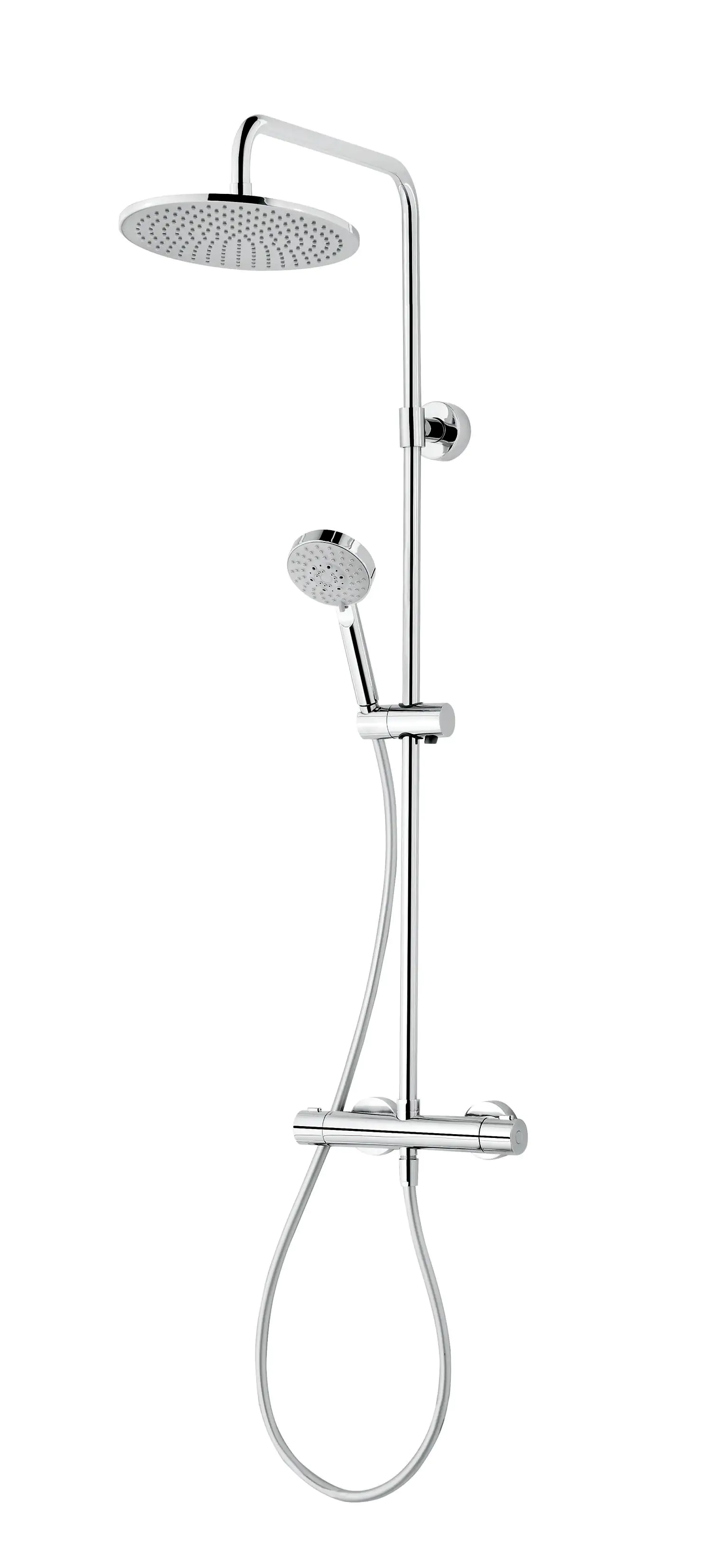 Schulte Duschsystem Rain III Modern Plus rund