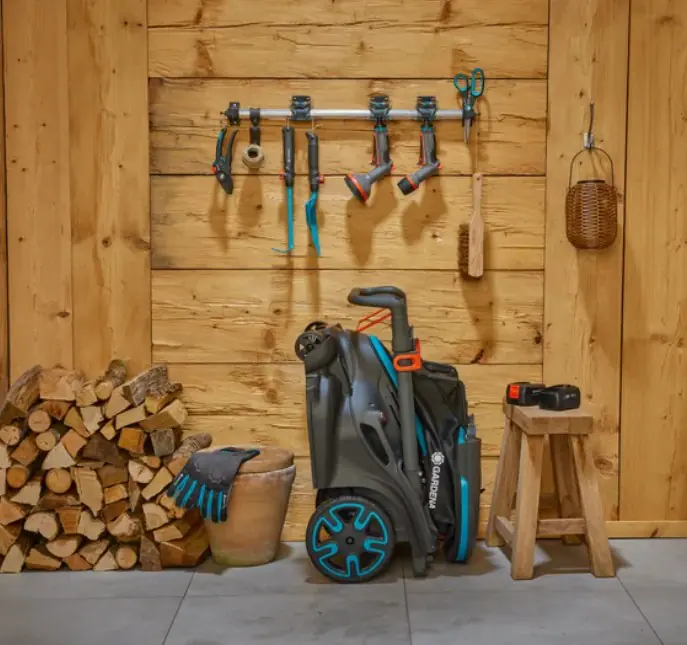 Gardena Akku Rasenmäher PowerMax Duo 46/36V, 46 cm Schnittbreite