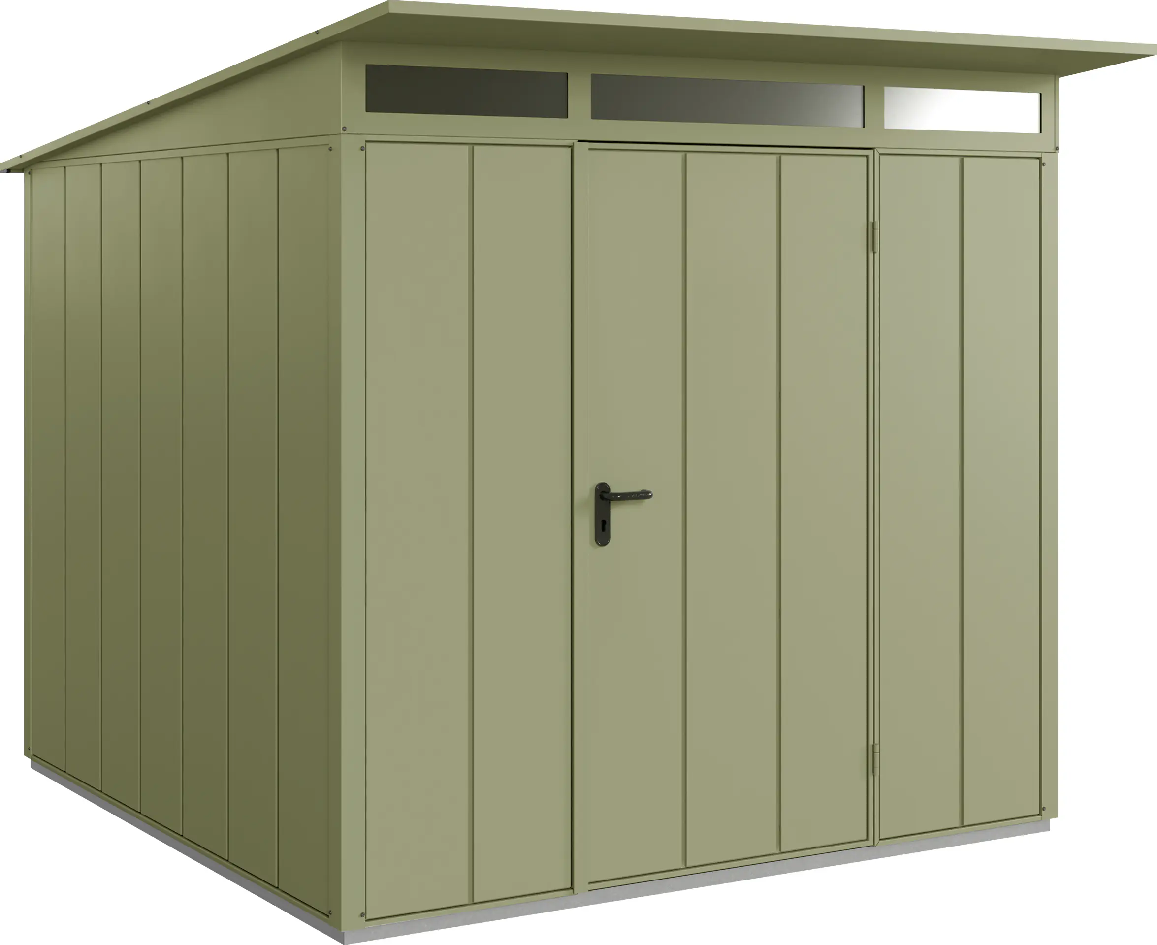 EcoStar Gerätehaus Elegant-P Typ 2 Schilfgrün 247,9 x 283,4 x 232,3 cm EcoStar Gerätehaus Elegant-P Typ 2 Schilfgrün 247,9 x 283,4 x 232,3 cm