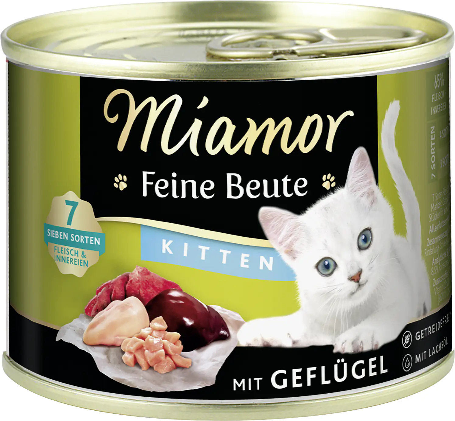 Miamor Feine Beute Kitten - Geflügel 185 g 185 g