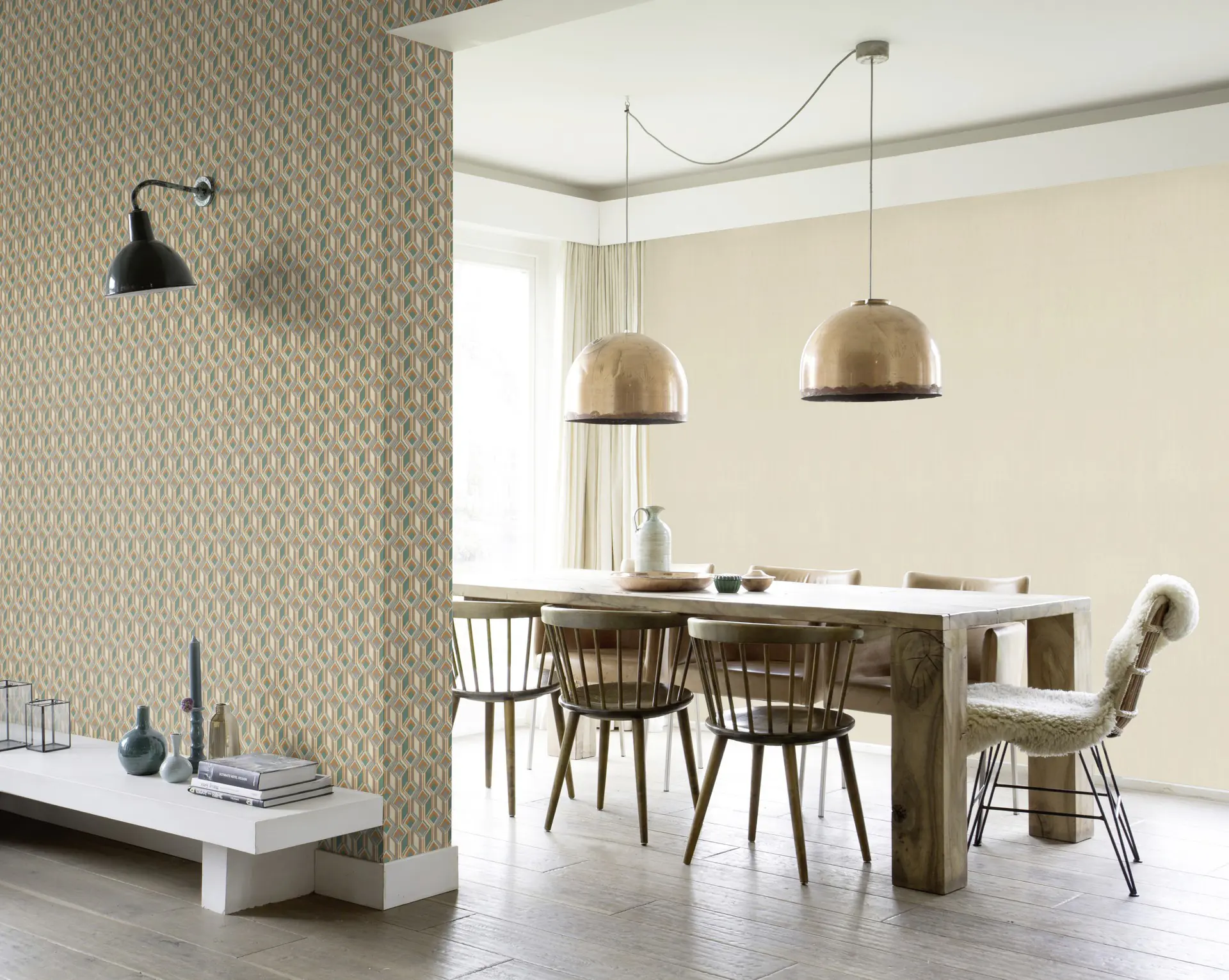 Rasch Vliestapete 746037 Beige-Dunkelbeige Uni 10,05 m x 0,53 m