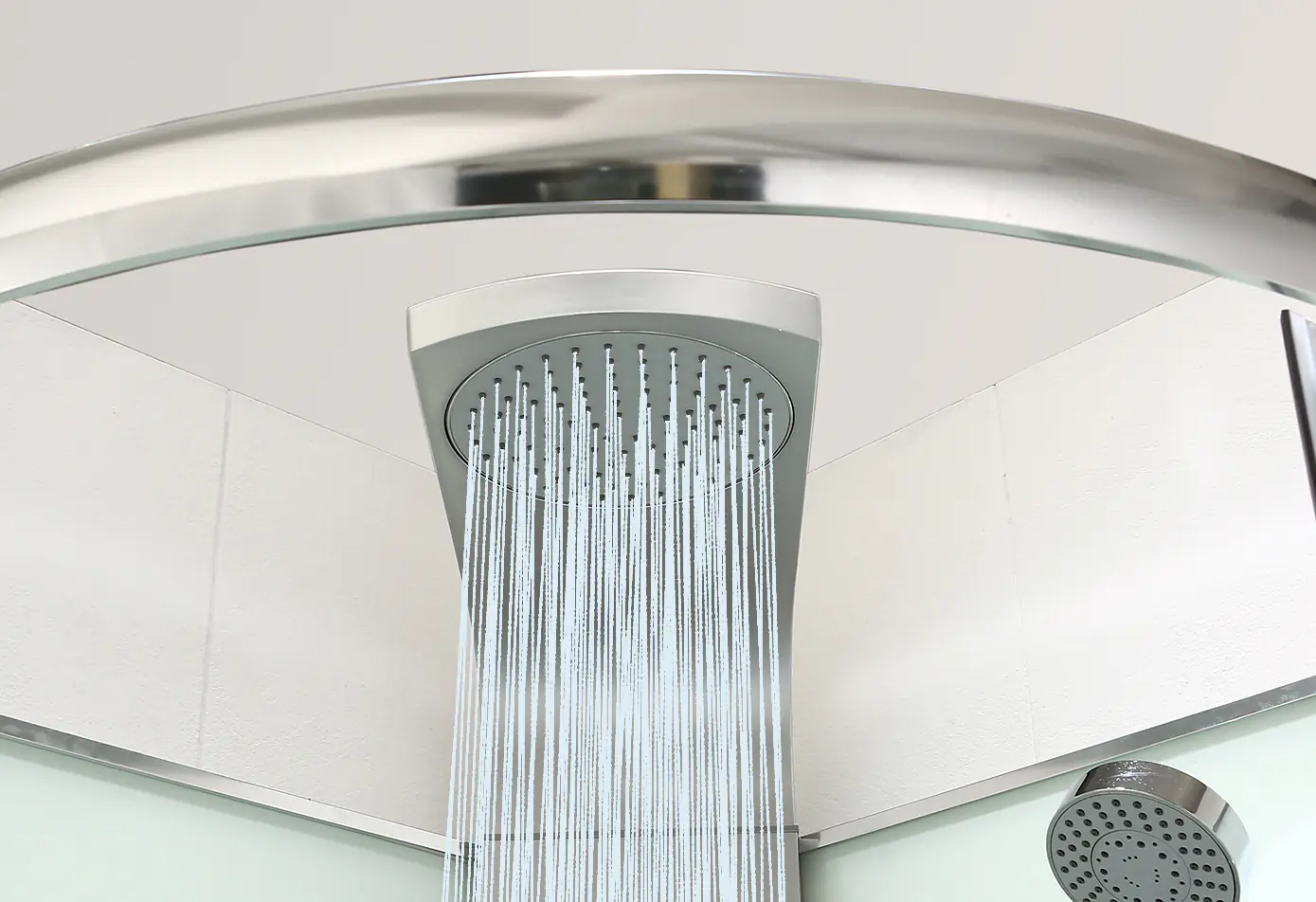 TrendLine Komplettdusche 90 x 90 x 226 cm Easy Fix New chrom