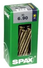 Spax Universalschrauben 6.0 x 90 mm PZ 3 - 30 Stk.