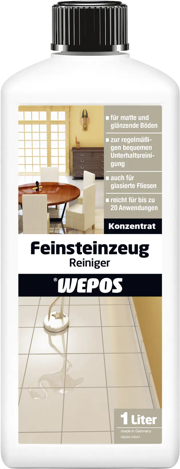 Wepos Feinsteinzeug-Reiniger 1 L Wepos Feinsteinzeug-Reiniger 1 L