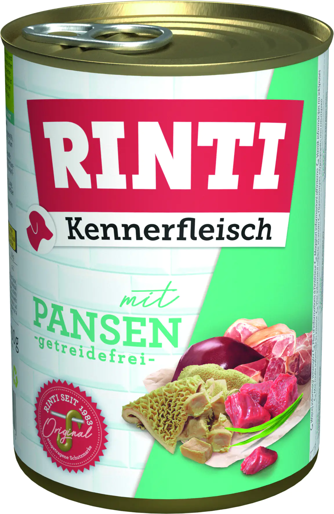 Rinti Kennerfleisch Hundenassfutter Adult 400 g Pansen bei Kartonabnahme