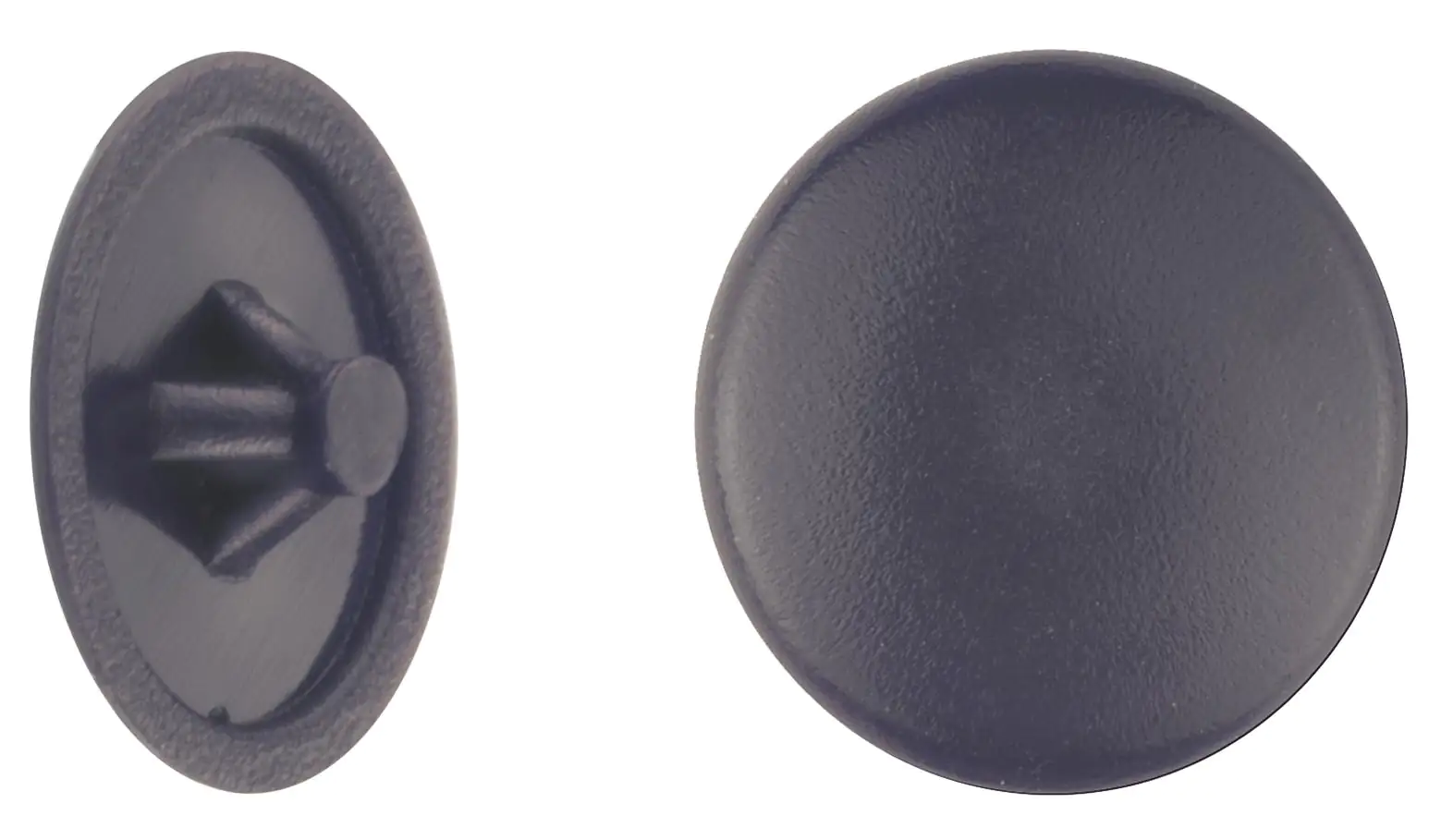 Abdeckkappen Ø 12 mm für PZ Schrauben schwarz - 50 Stk. Abdeckkappen Ø 12 mm für PZ Schrauben schwarz - 50 Stk.