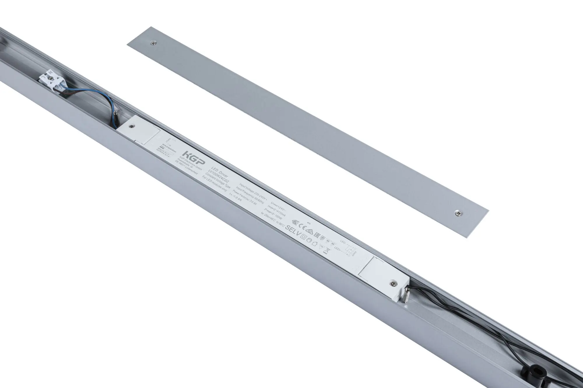 Paulmann Einspeisung für Lichtleiste Linion Power Channel 17 W Aluminium chrom-matt warmweiß 