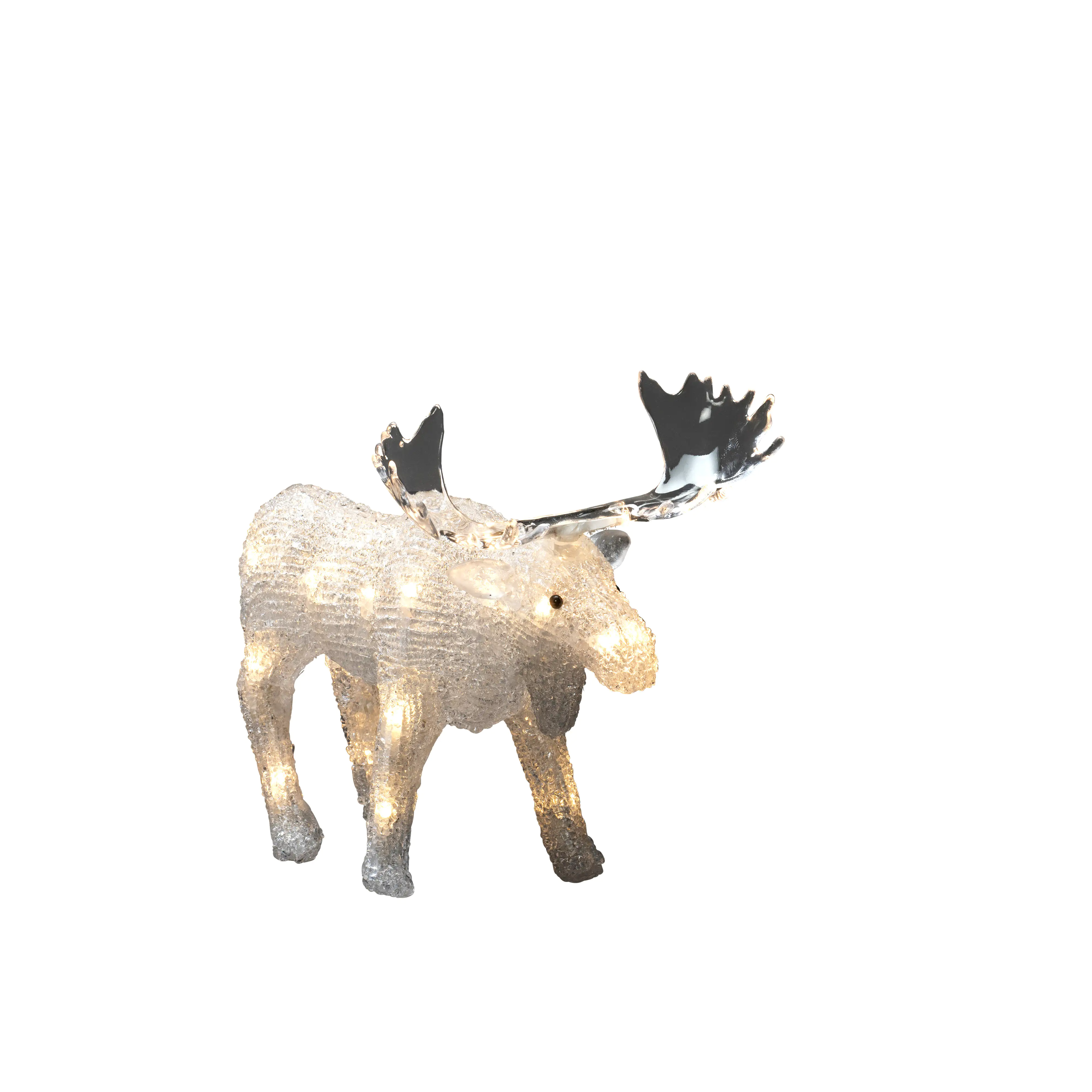 Konstsmide LED Acryl Elch 24 warm weiße Dioden batteriebetrieben