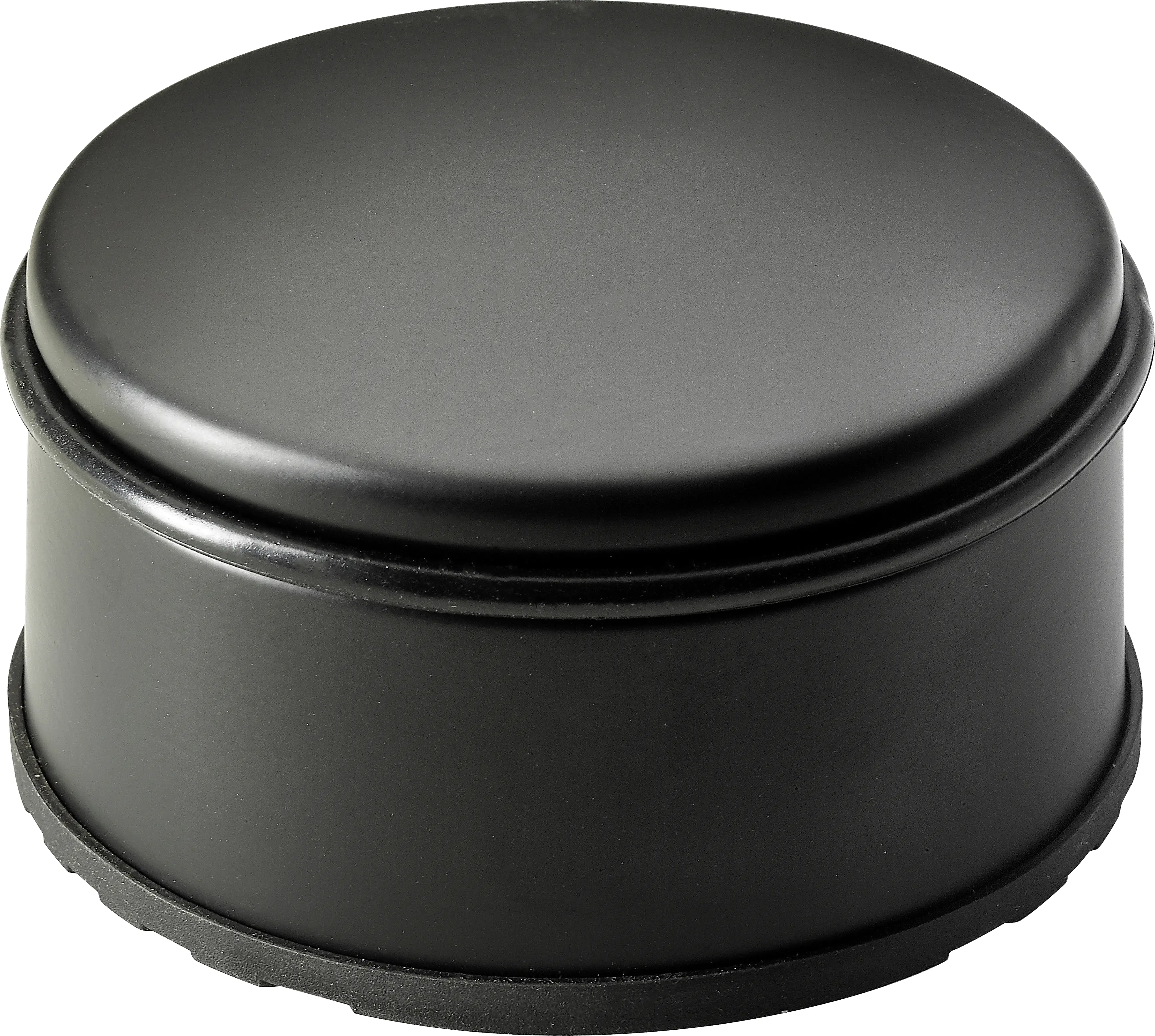 Hettich Türstopper Ø 114 x H 62 mm Stahl schwarz