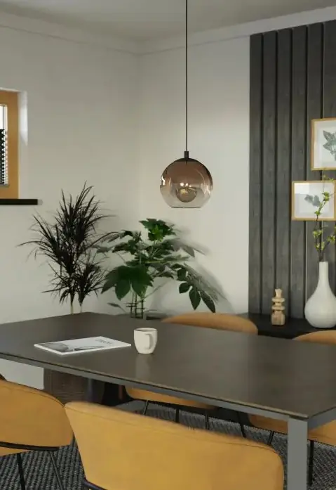 Eglo Hängeleuchte Ariscani 1 schwarz Ø 20 x 110 cm 