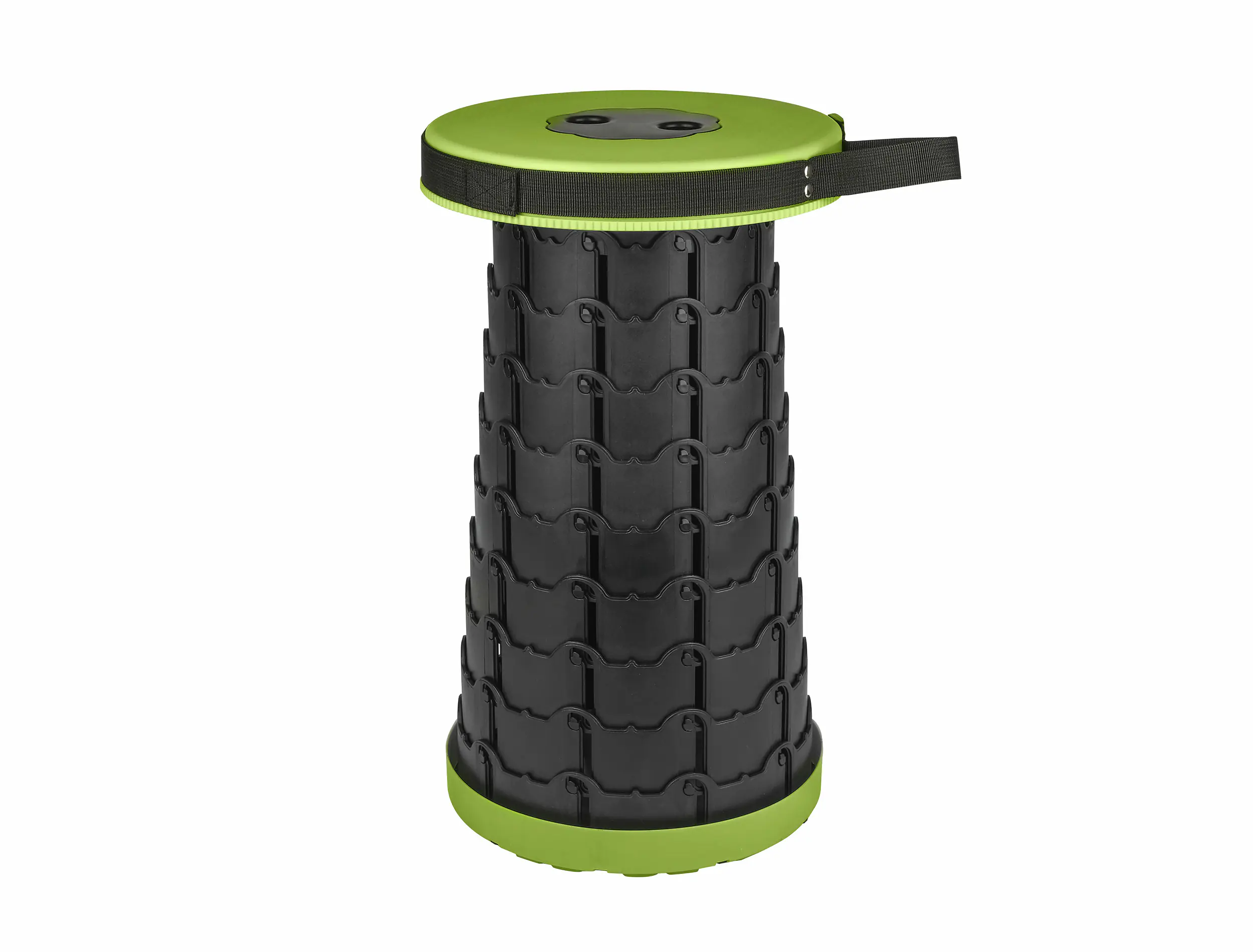 Calima Campinghocker faltbar schwarz/grün 26 x 26 cm Calima Campinghocker faltbar schwarz/grün 26 x 26 cm