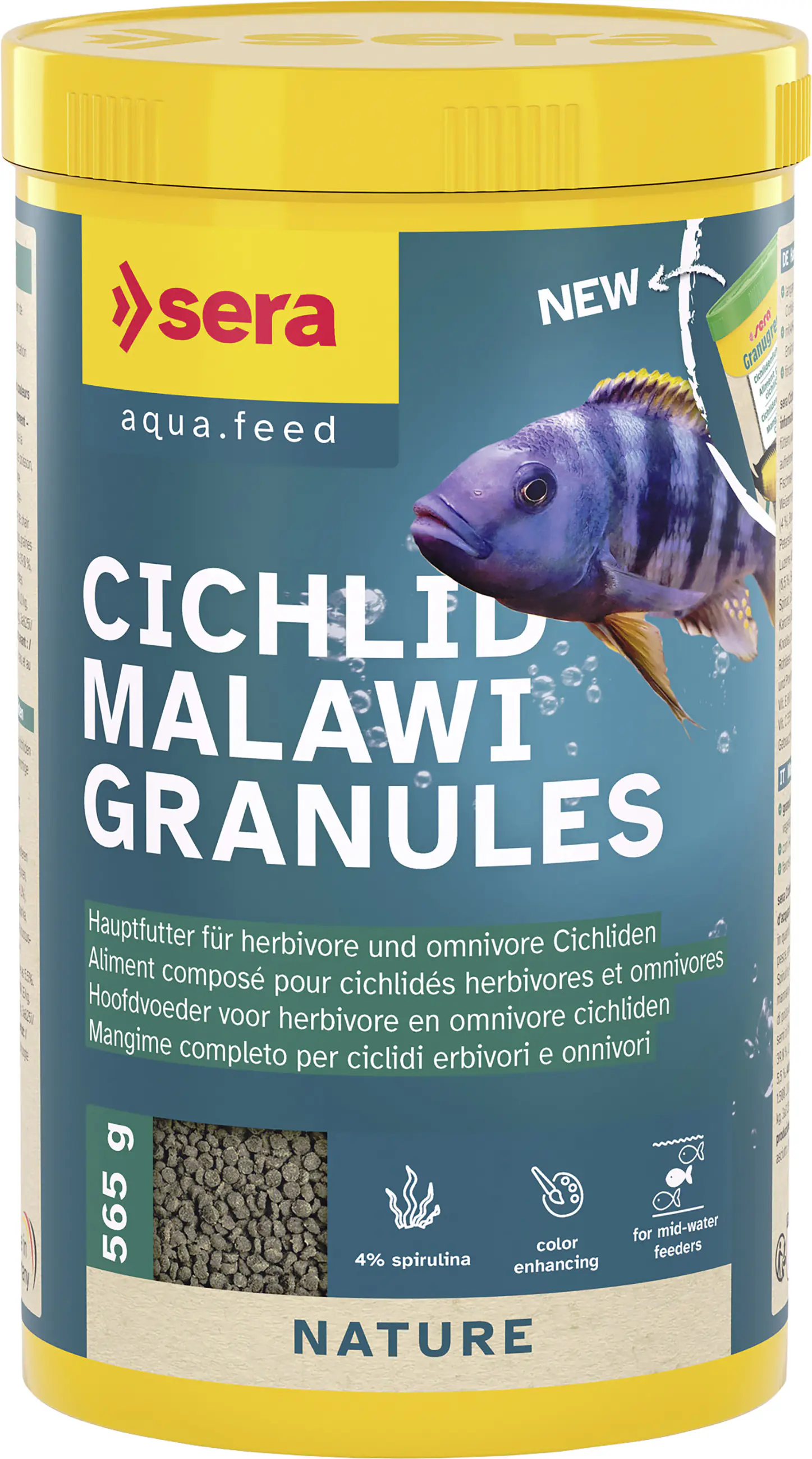 Sera Fischfutter Cichlid Malawi Granules 1 L Sera Fischfutter Cichlid Malawi Granules 1 L