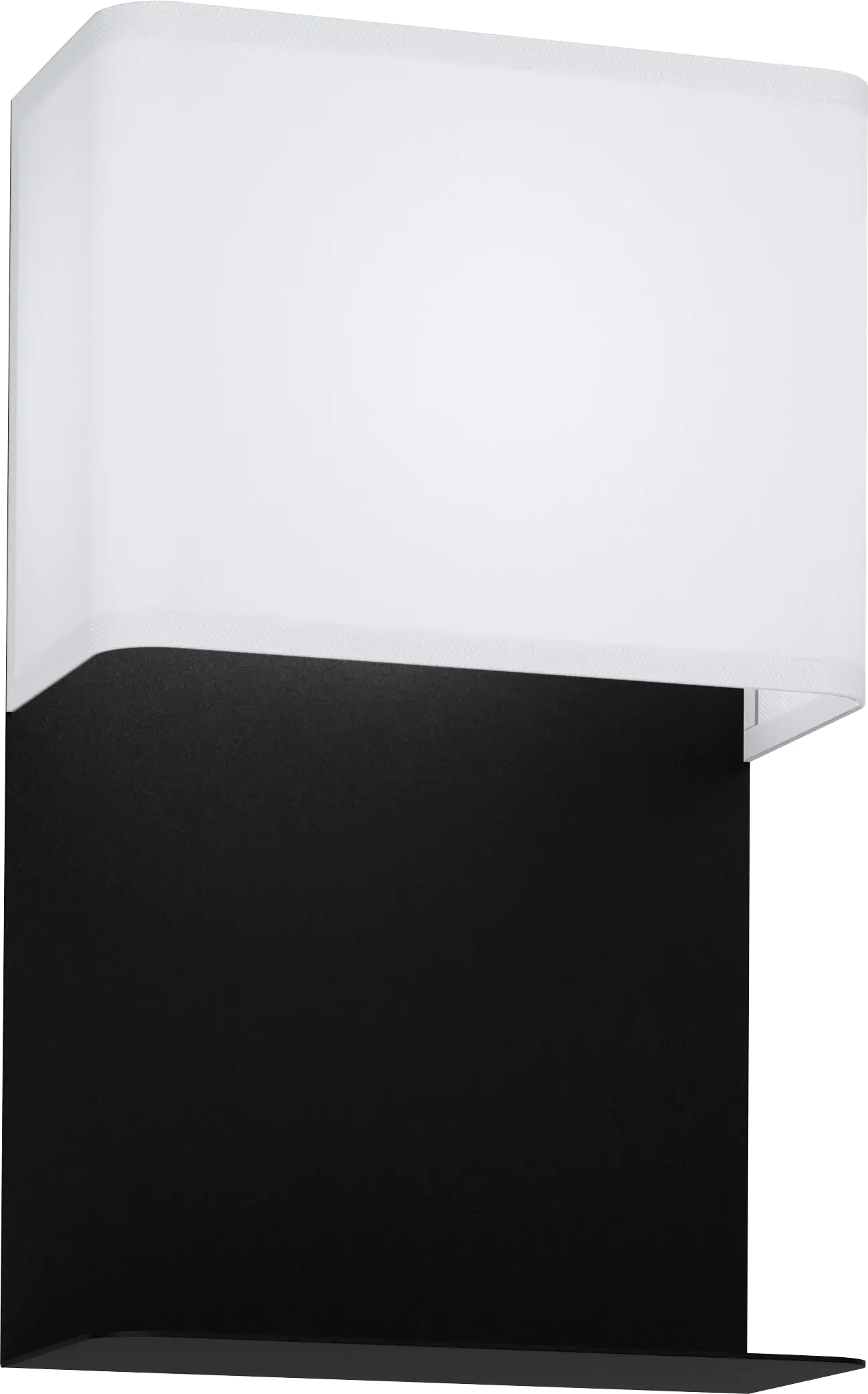 Eglo LED Wandleuchte Galdakao weiß-schwarz 32 x 20 cm warmweiß