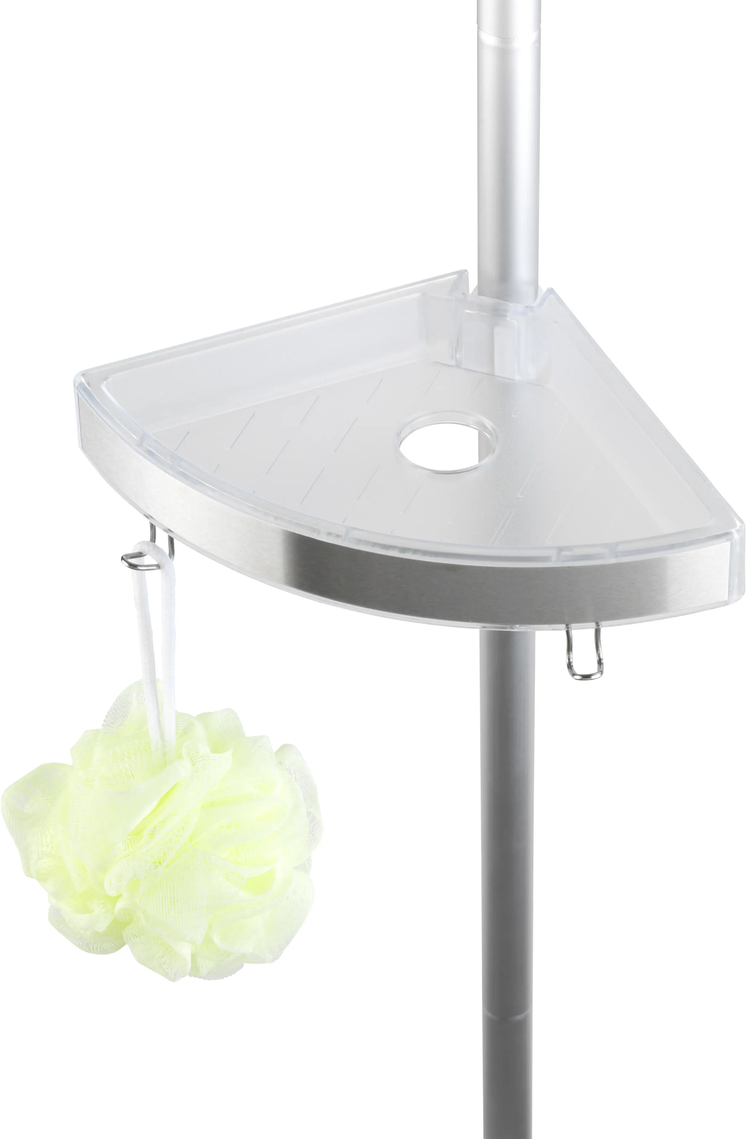 Wenko Teleskop Duschecke Premium Aluminium, chrom, 3 Ablagen