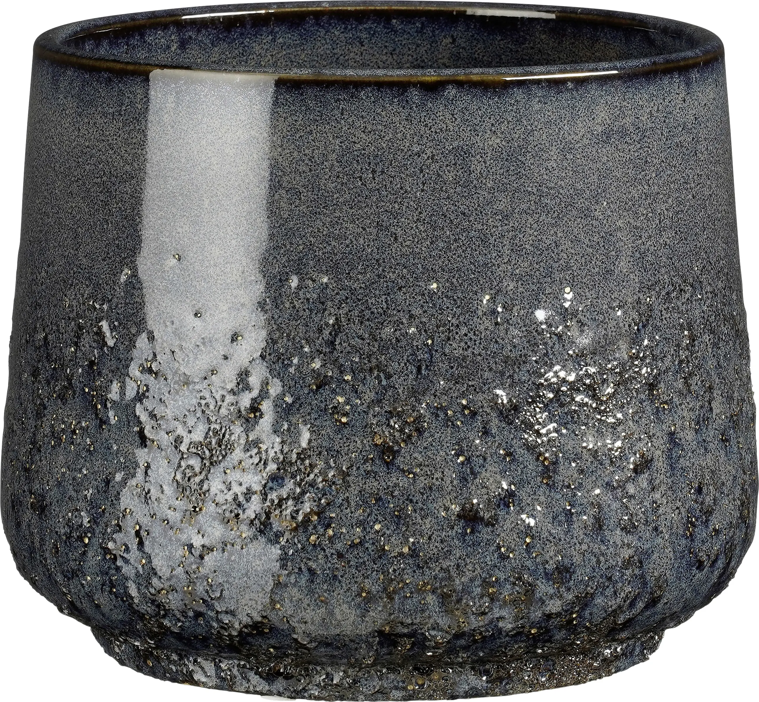 Mica Decorations Topf Mylo ceramic 16 x 19 cm blau