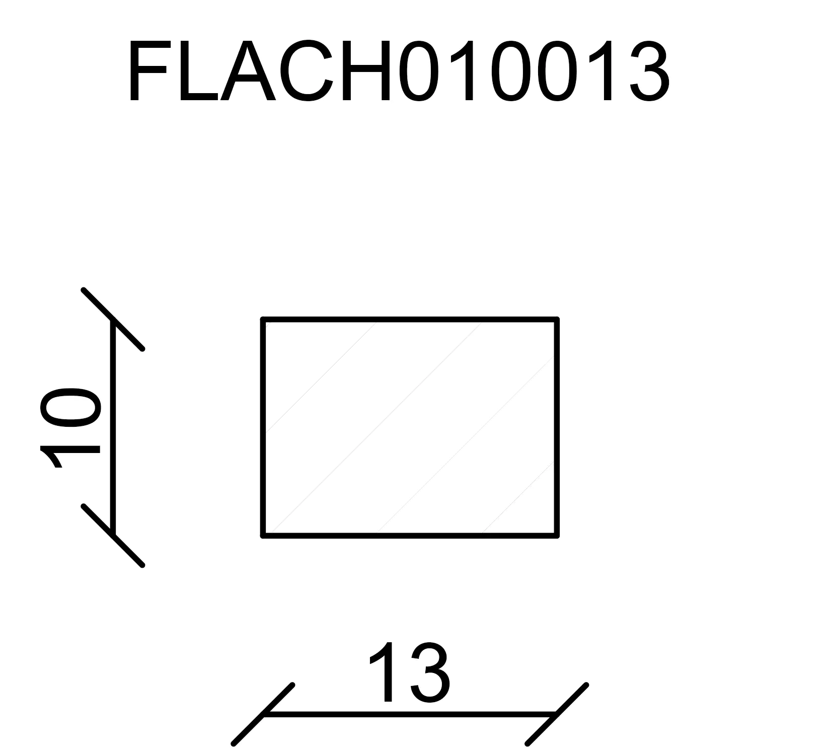 FN Neuhofer Flachleiste 240 cm 13 x 10 mm Fichte/Kiefer