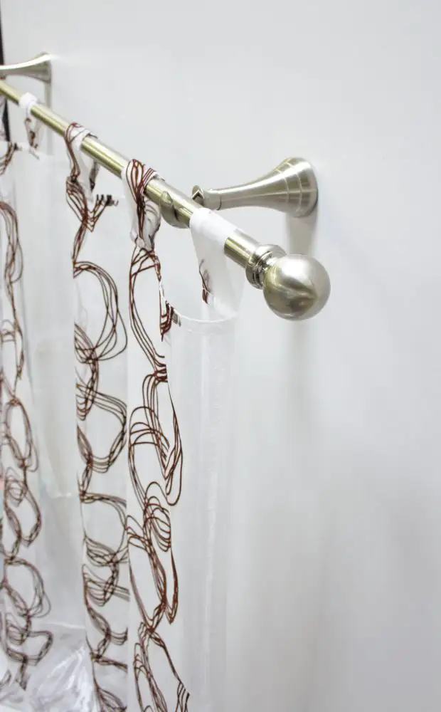 Gardinia Stilgarnitur Polaris Ø 19 mm, edelstahl-optik, 160 cm