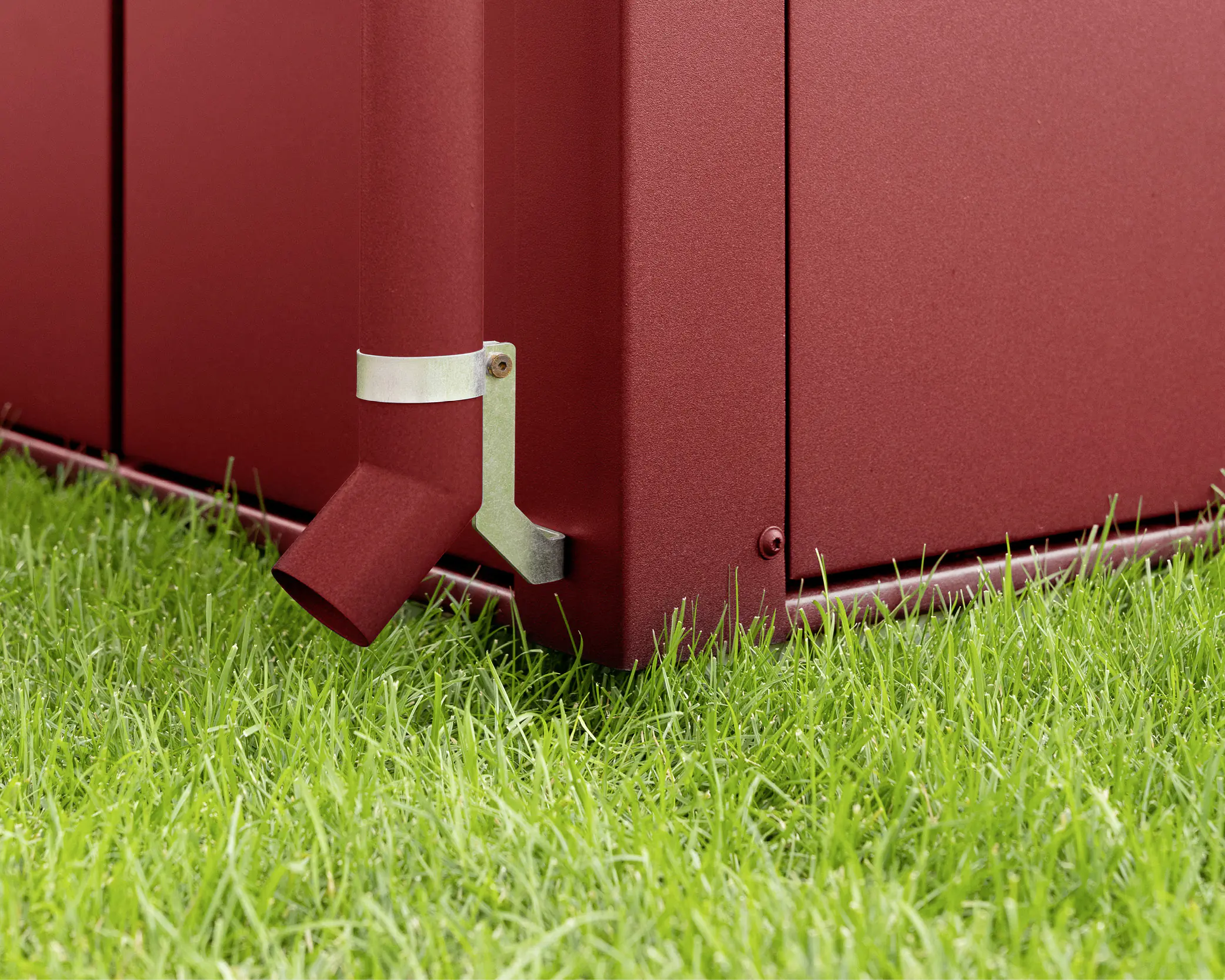 EcoStar Regenfallrohr RAL3004 (Purpurrot)