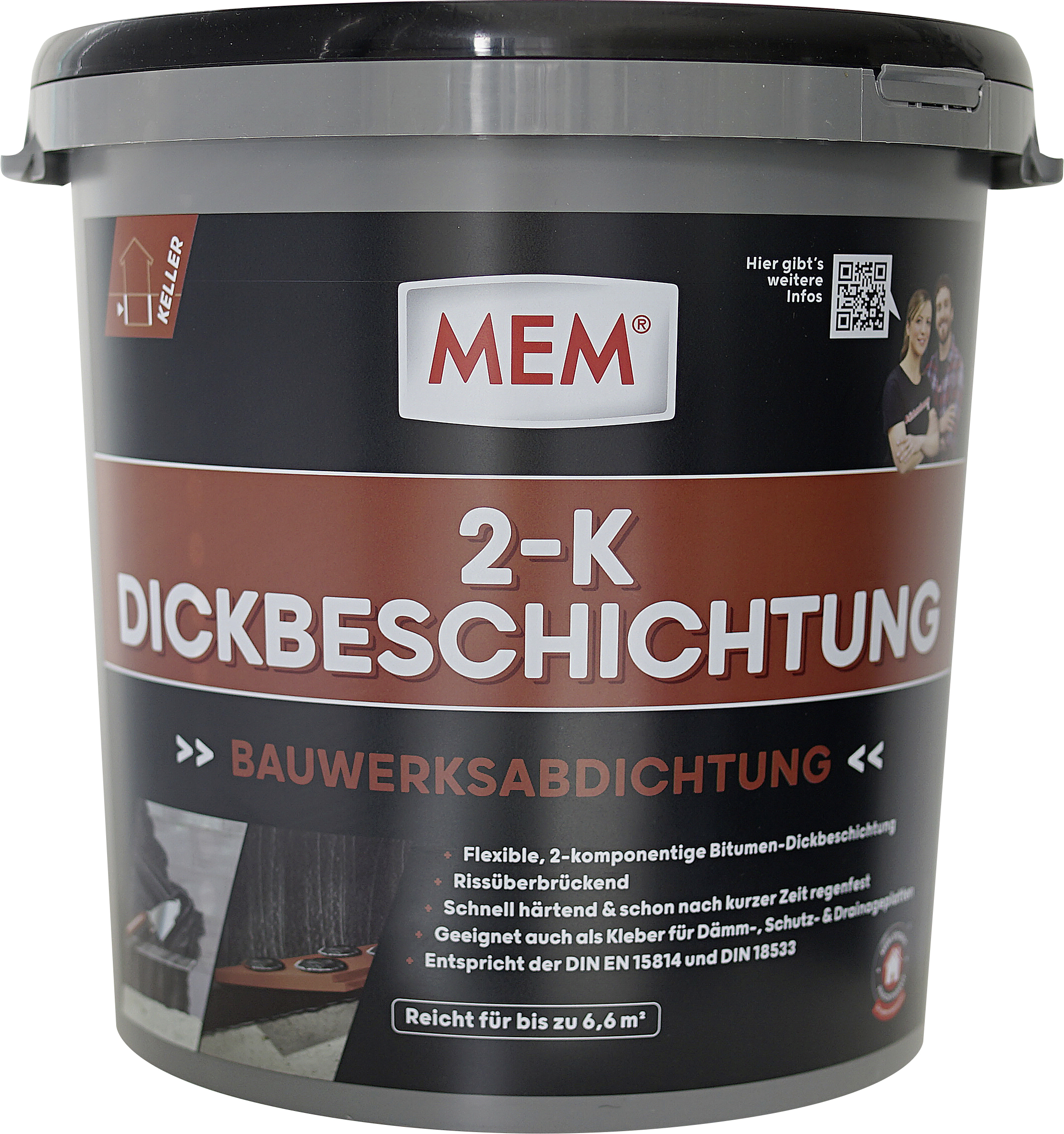 MEM Bitumen Dickbeschichtung 2-K 30 kg