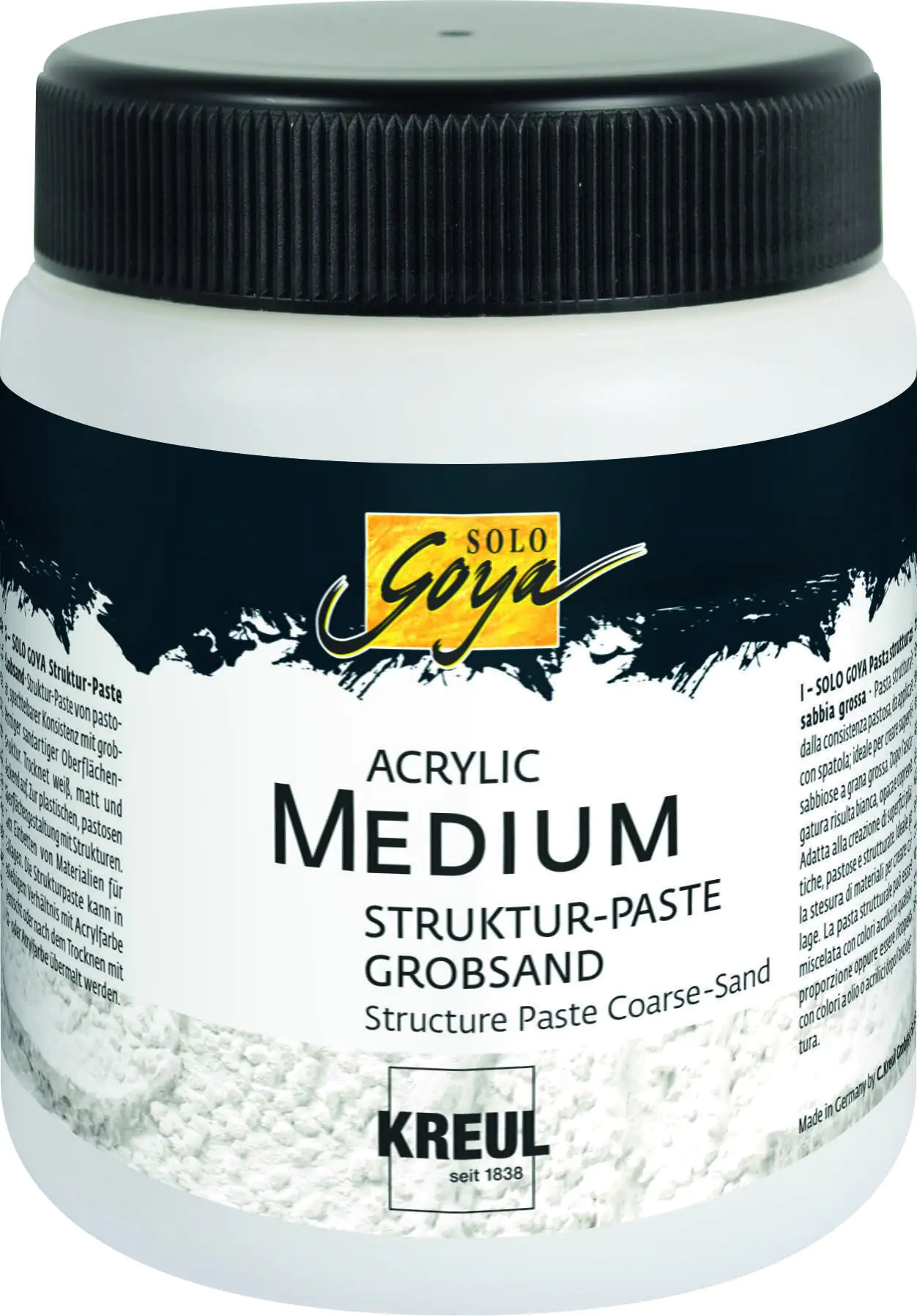 Kreul Solo Goya Acrylic Medium Struktur-Paste Grobsand 250 ml