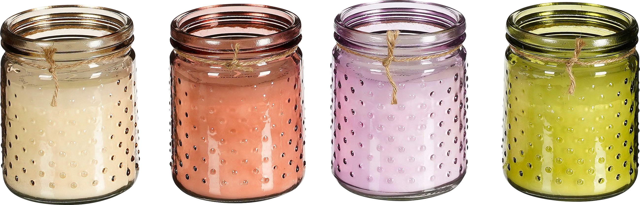 Mica Decorations Citronella  Ø 10 x 12,5 cm im Glas in verschiedenen Farben