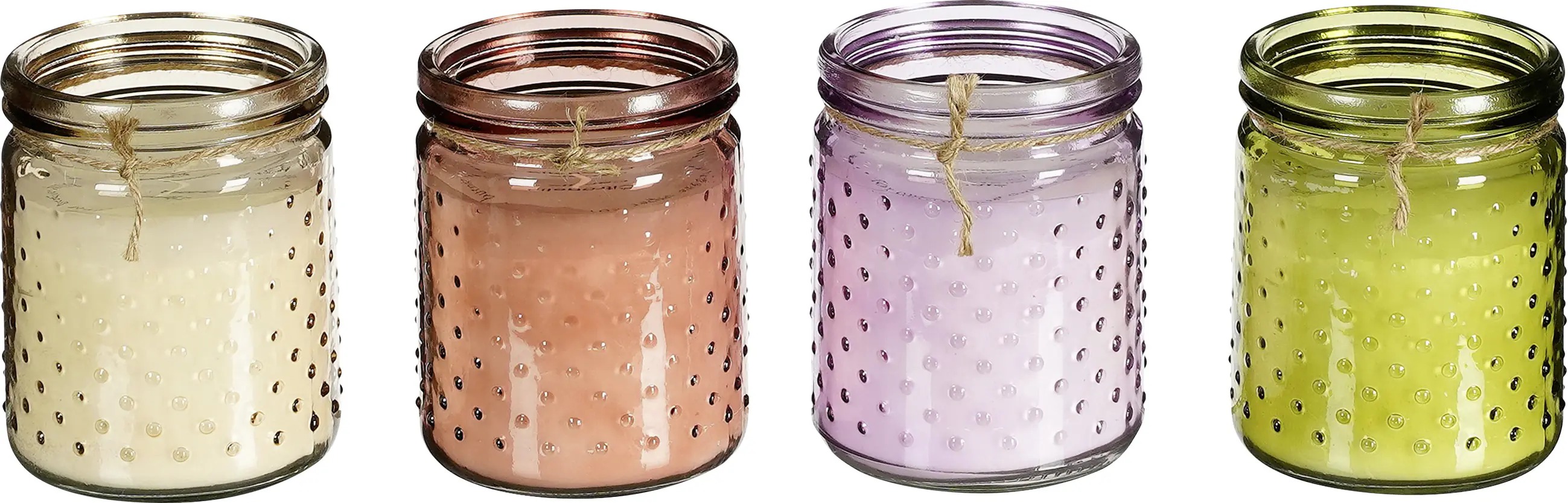 Mica Decorations Citronella  Ø 10 x 12,5 cm im Glas in verschiedenen Farben