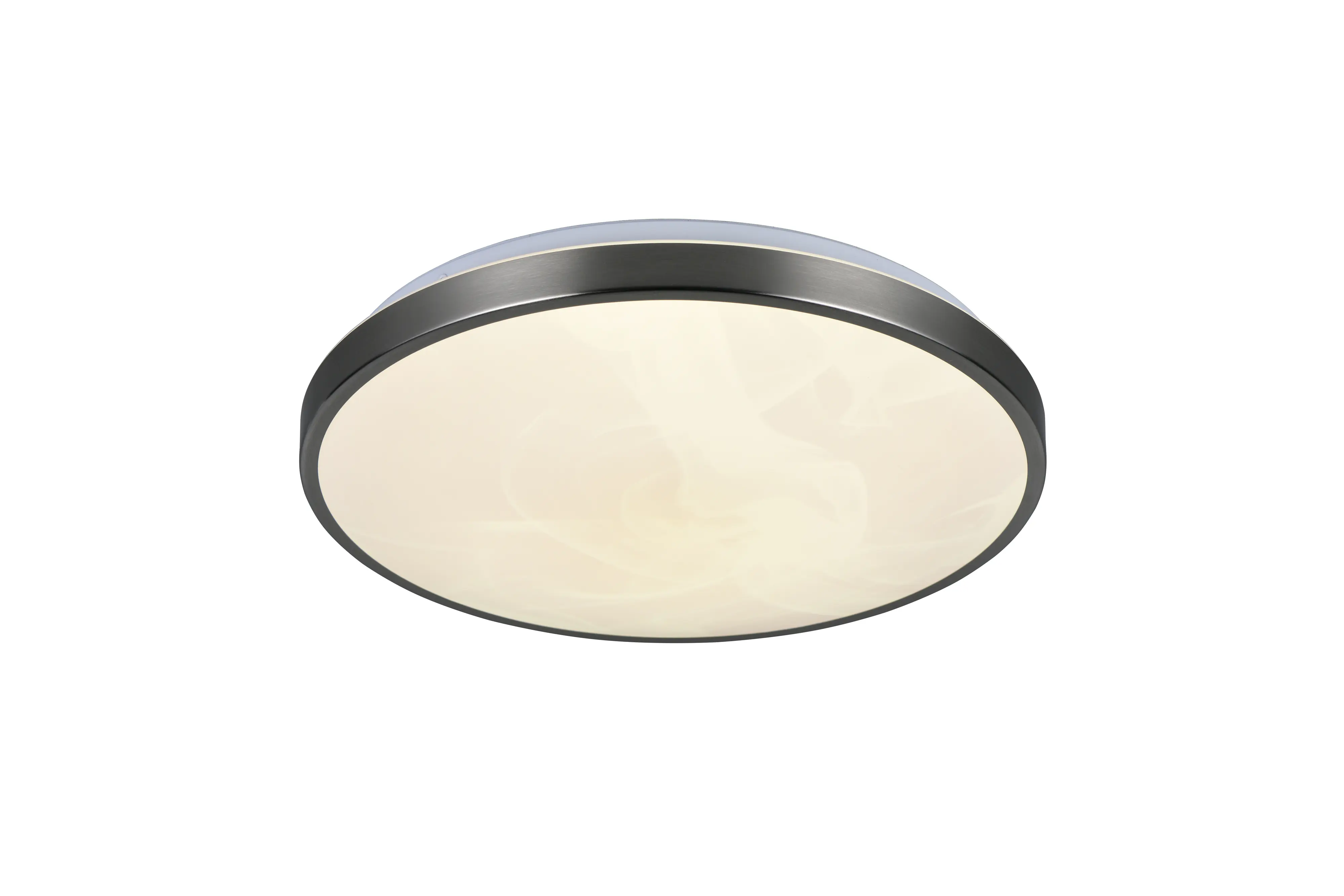 Trio LED-Deckenleuchte Fena Ø38,5 cm Nickel matt DIP-Switch