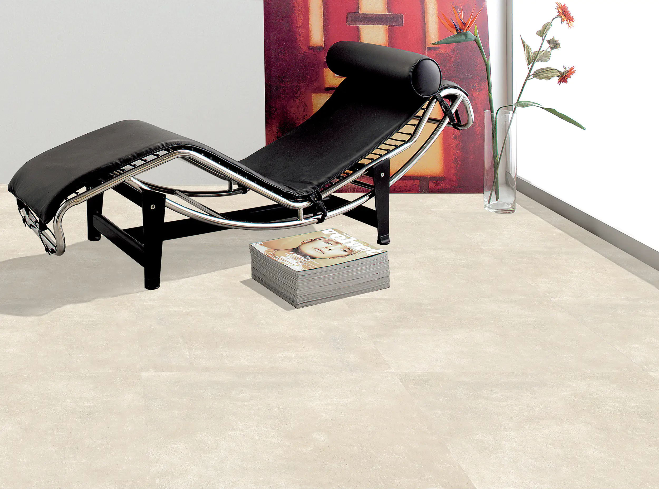 8033866716305_02 Bodenfliese Feinsteinzeug Materia 60 x 60 cm beige