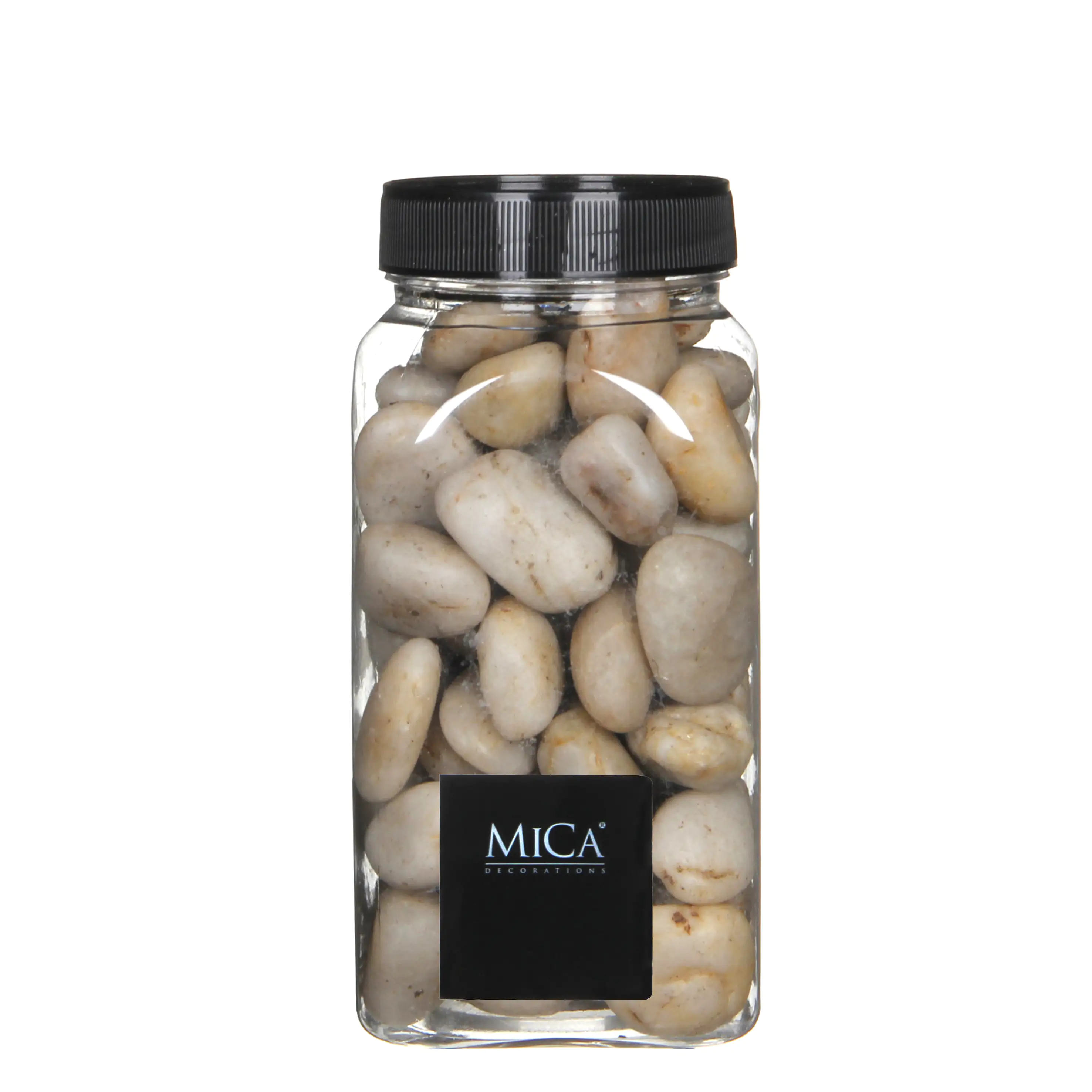 Mica Decorations Dekorative Steine beige klein 650 ml 1 kg