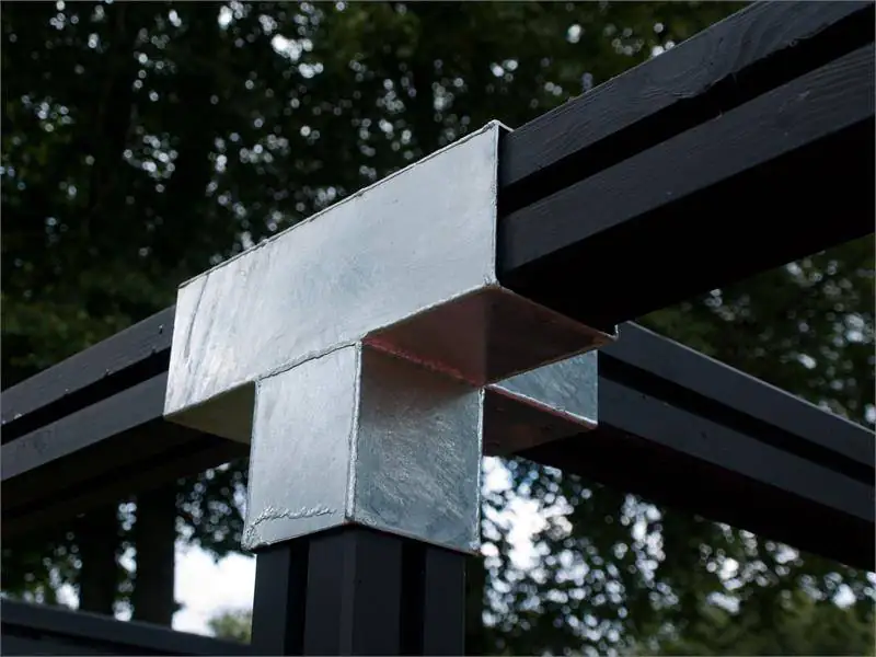 Pfostenbeschlag 305 x 200 x 200 mm