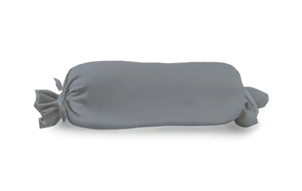 Vario Kissenbezug Jersey für Nackenrolle, anthrazit, 15 x 40 cm