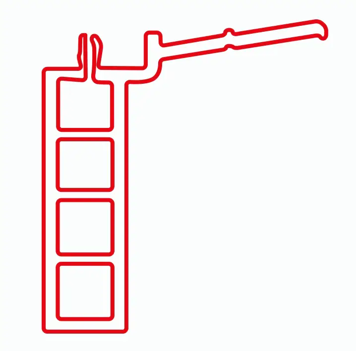 Meeth Fensterbankanschluss weiß, 140 cm