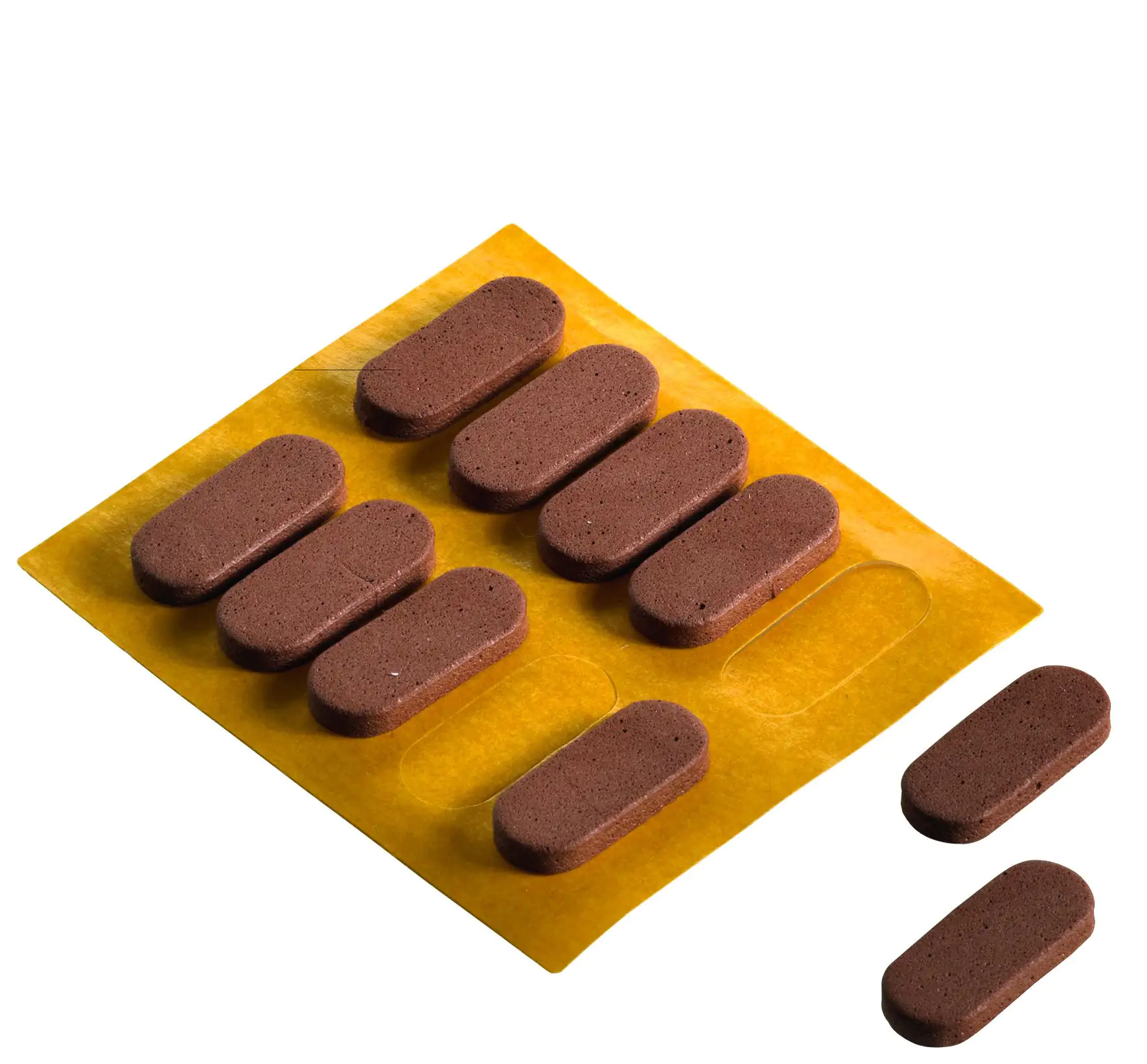 Hettich Türdämpfer braun 20 x 8.0 x 3.0/6.0 mm - 20 Stück