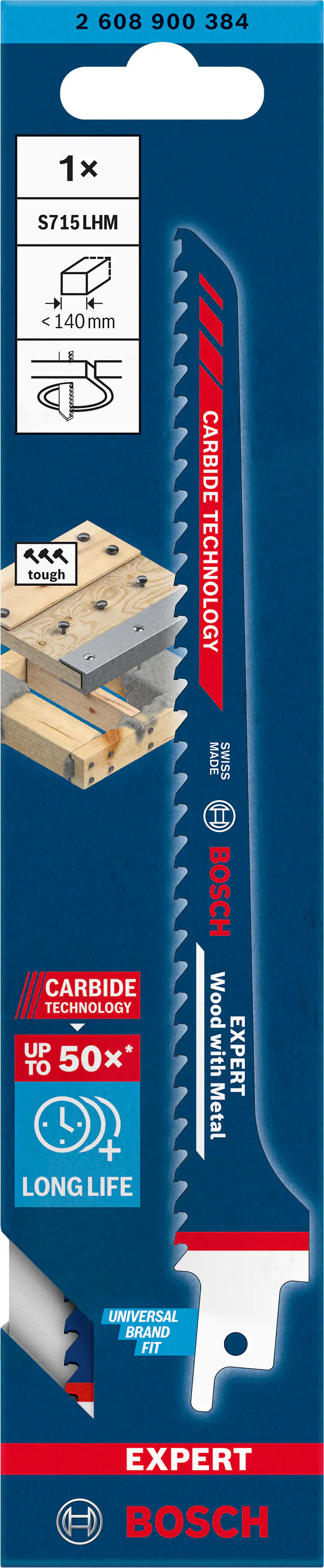 Bosch Säbelsägeblatt EXPERT Wood with Metal S715LHM