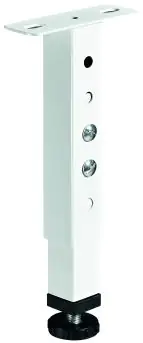 Hettich Bettfuß höhenverstellbar, Stahl, 1 Stück Hettich Bettfuß höhenverstellbar, Stahl, 1 Stück