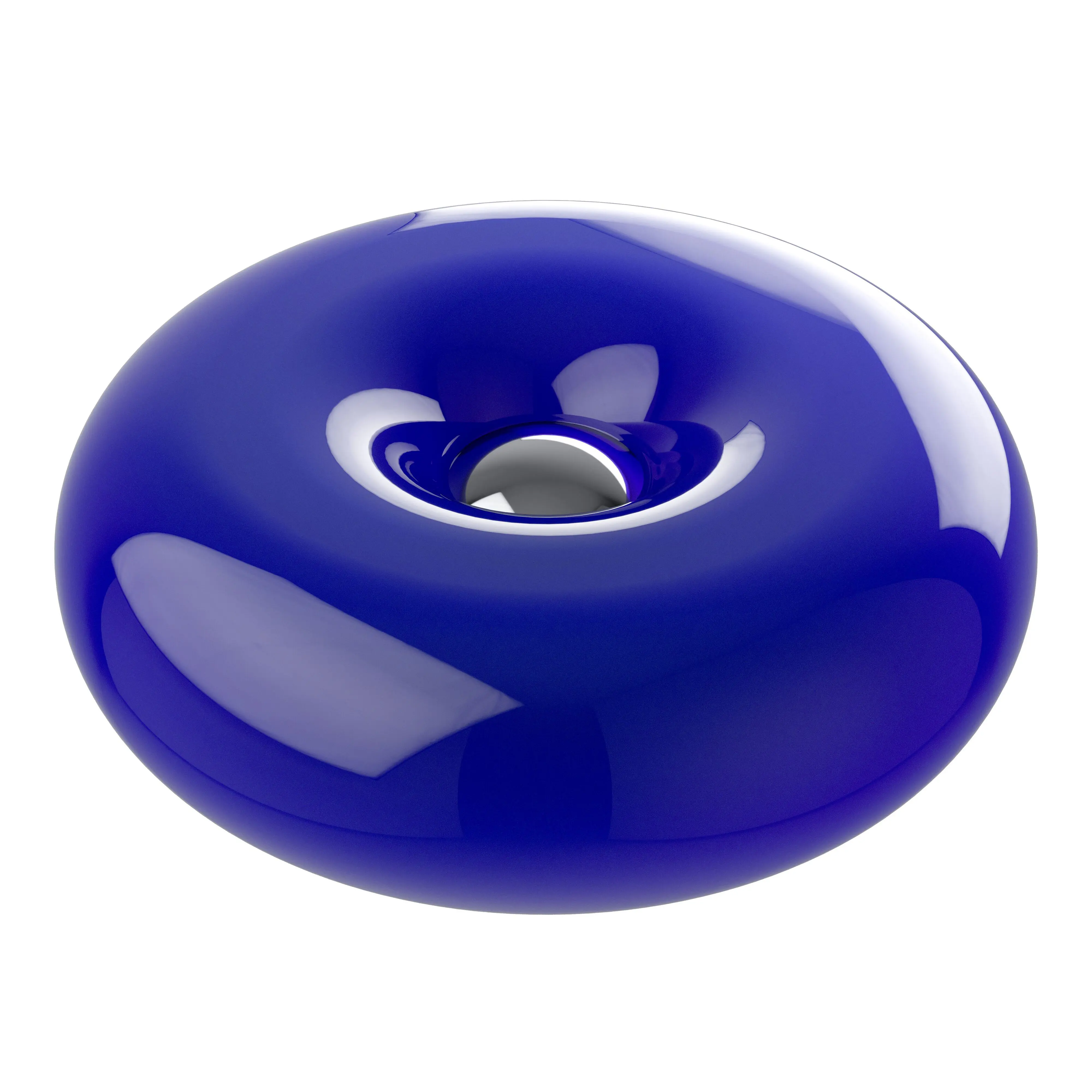 Eglo LED-Tischleuchte Basile Ø 30 x 10,8 cm warmweiß blau