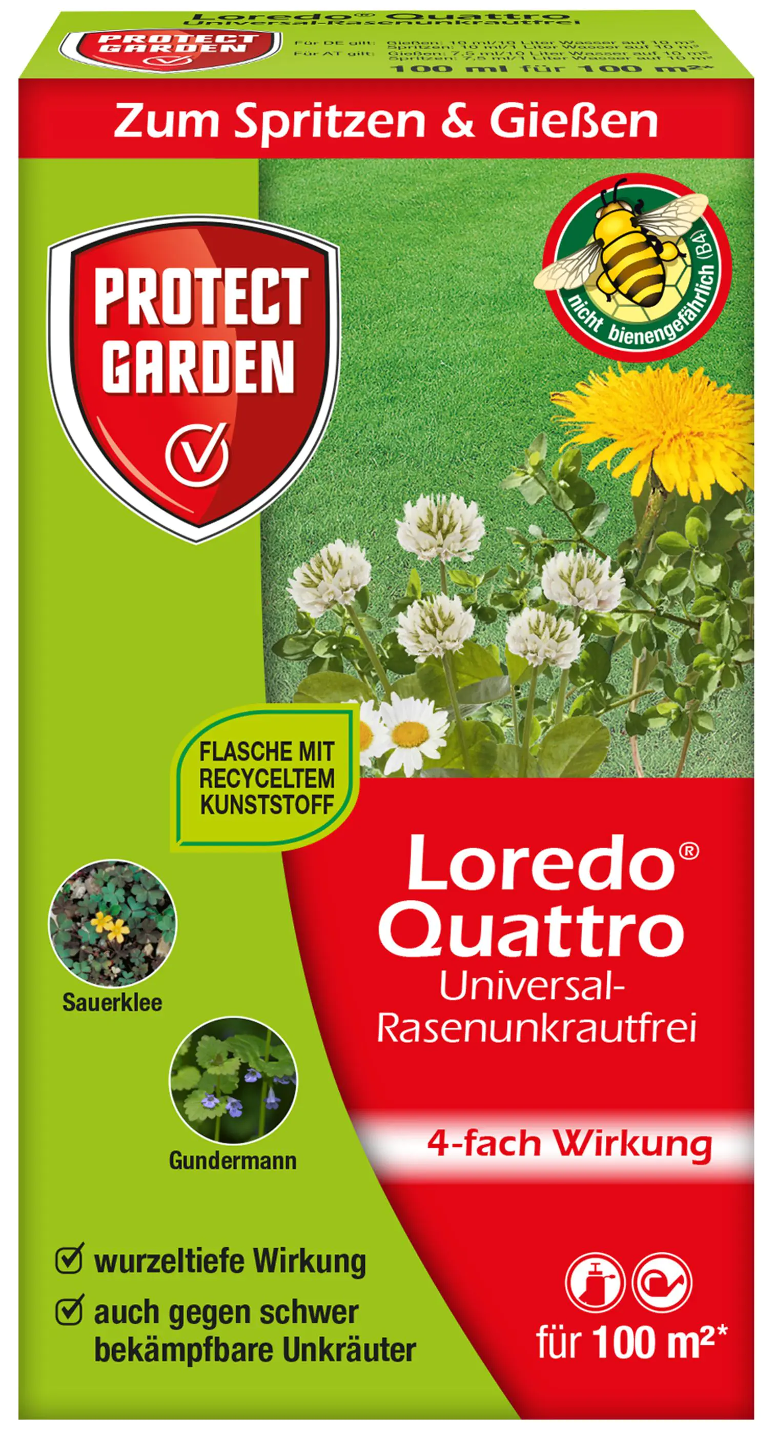 Protect Garden Loredo Quattro Universal Rasenunkrautfrei 100 ml Protect Garden Loredo Quattro Universal Rasenunkrautfrei 100 ml