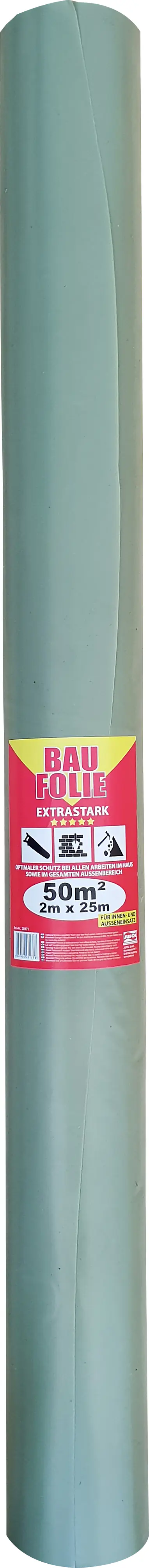 Jufol Baufolie Extrastark 0,1 mm 25 x 2 m = 50 m² transluzent