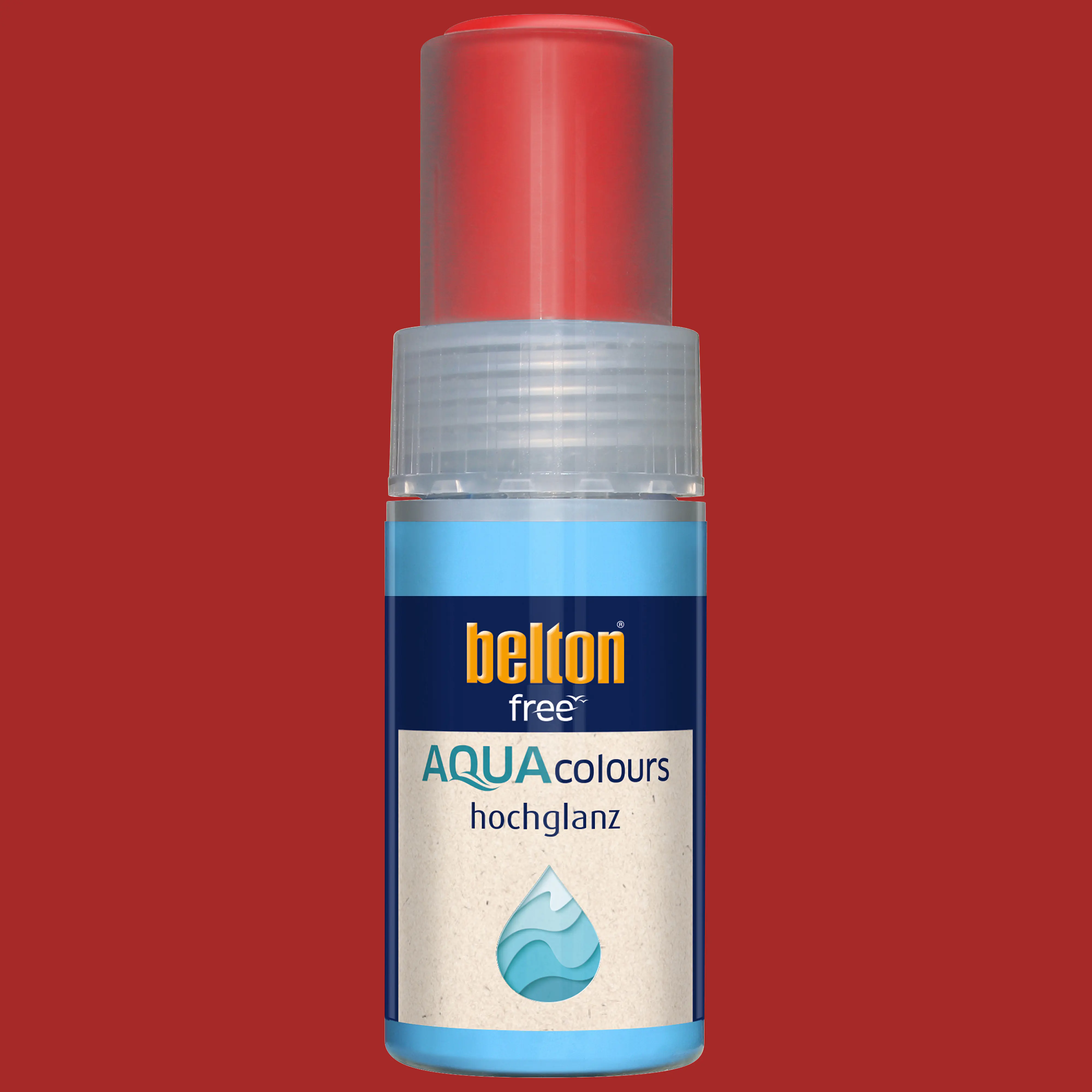 belton free Lackstift AQUAcolours 9 ml feuerrot hochglanz