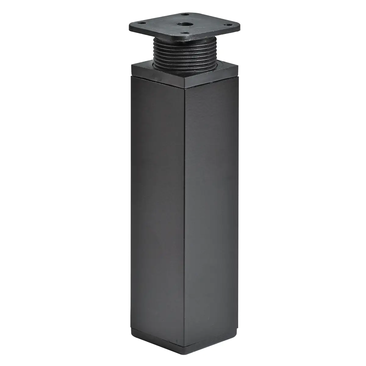 Hettich Möbelfuß 4,0 x 15 -16,5 cm Stahl schwarz - 1 Stück