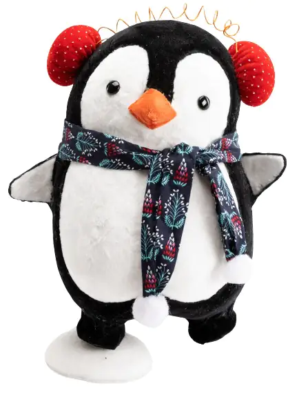 TrendLine Dekofigur Pinguin 37 x 23 cm schwarz-weiß