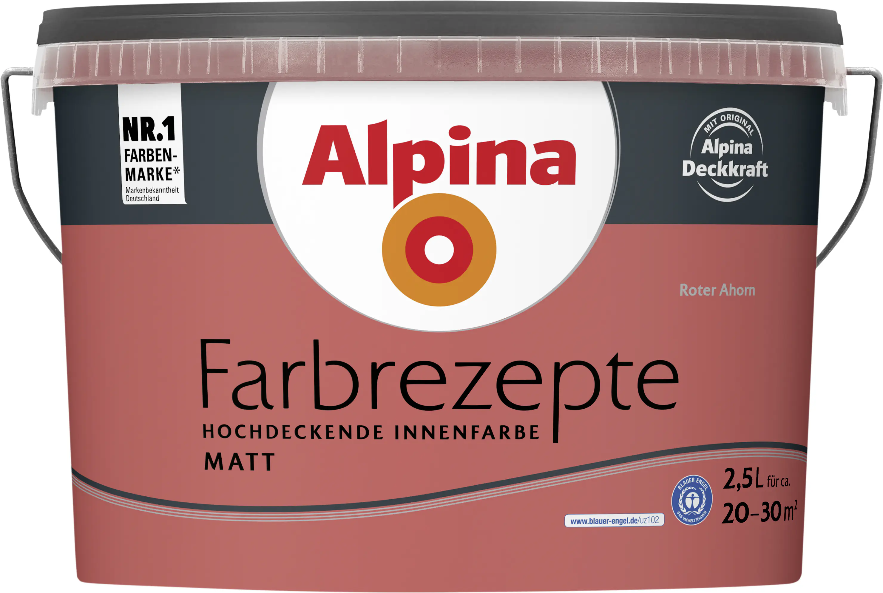 Alpina Farbrezepte Wandfarbe Roter Ahorn matt 2,5 L