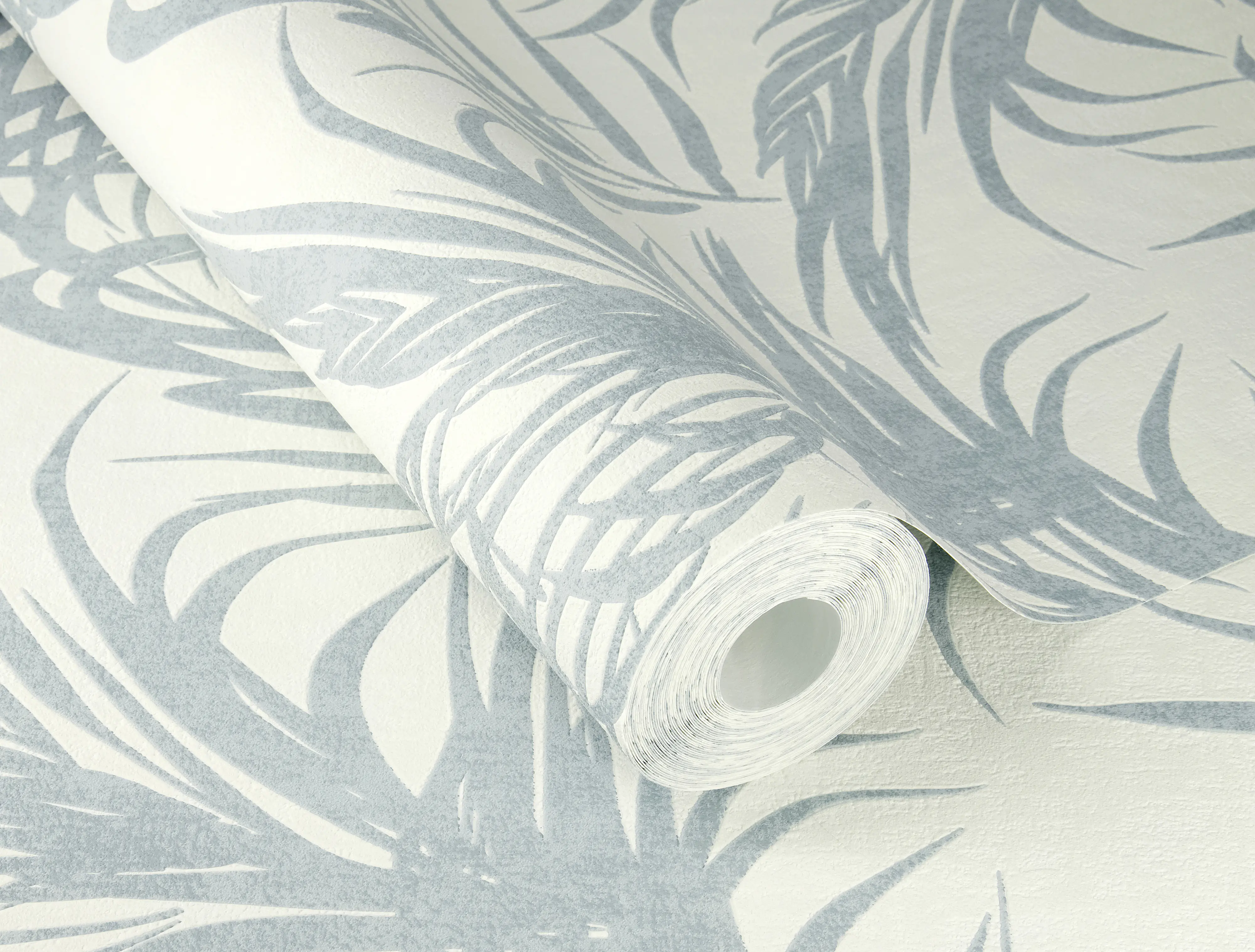 Rasch Vliestapete Deco Style Palmblätter türkis 10,05 x 0,53 m